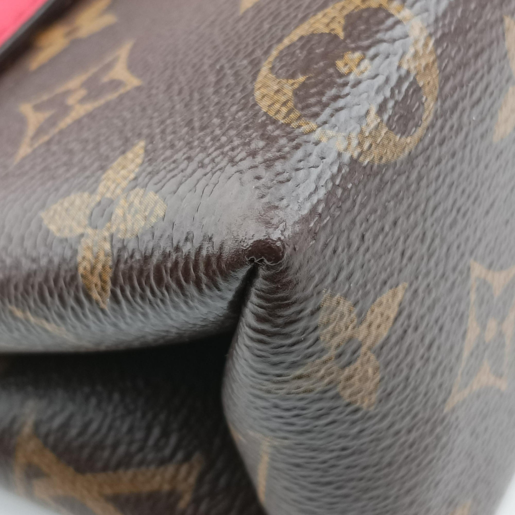 Secondhand Louis Vuitton Locky BB Monogram/Brown×Coqulicot Monogram canvas×calf leather M44322 shoulderbag | stylenewstar