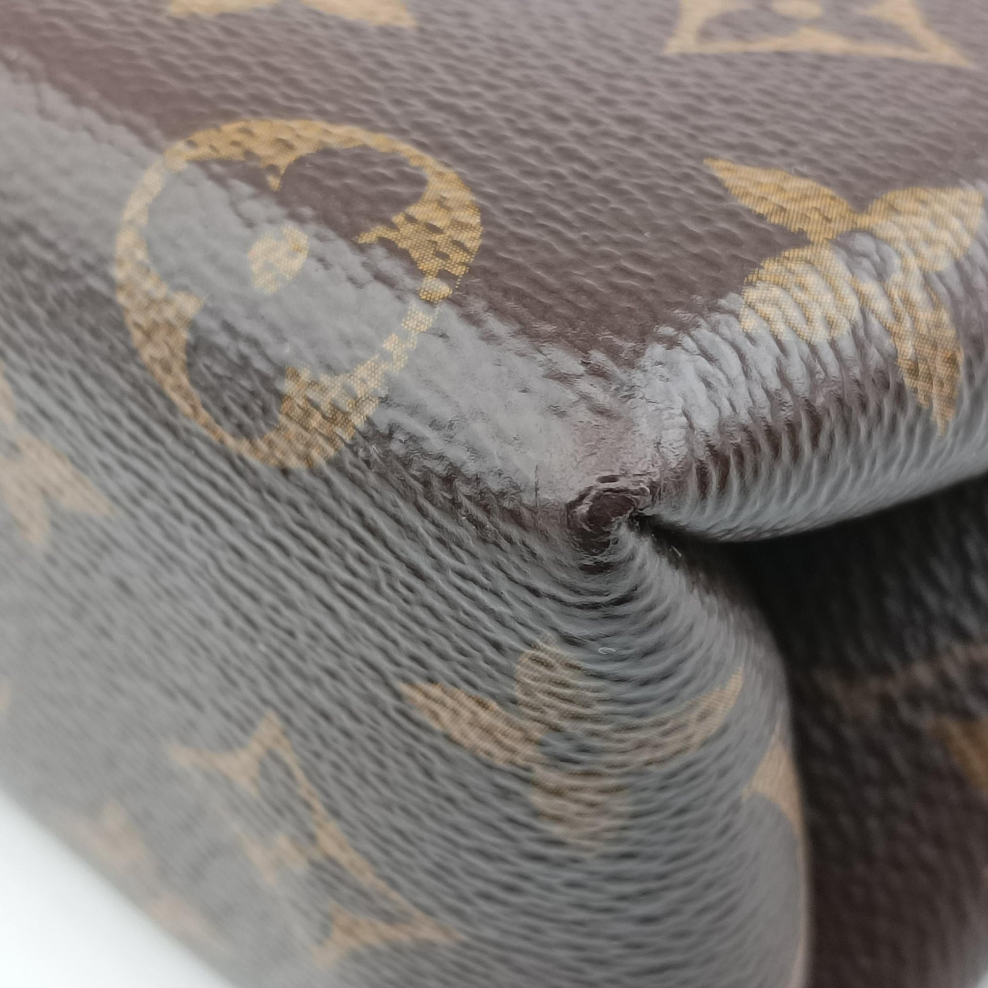 Secondhand Louis Vuitton Locky BB Monogram/Brown×Coqulicot Monogram canvas×calf leather M44322 shoulderbag | stylenewstar