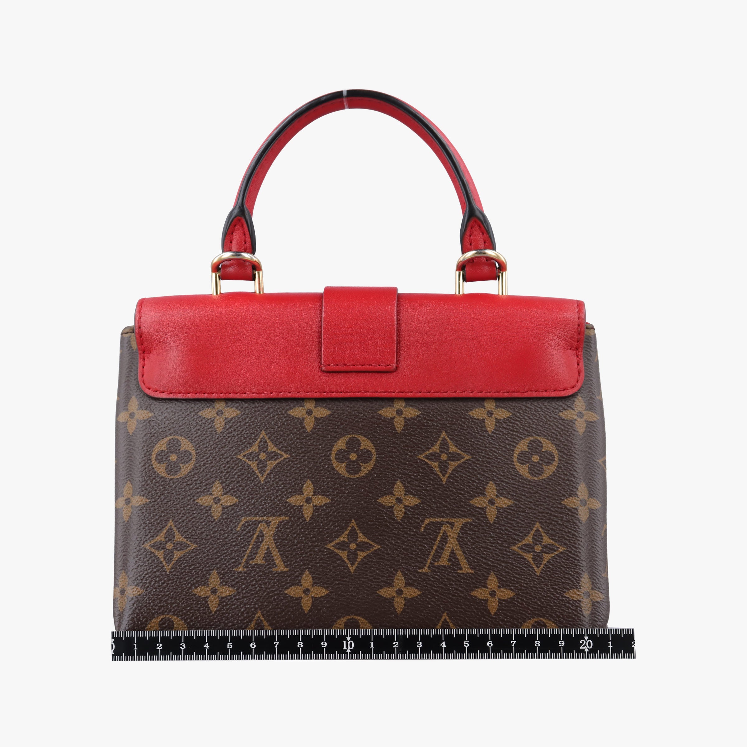 Secondhand Louis Vuitton Locky BB Monogram/Brown×Coqulicot Monogram canvas×calf leather M44322 shoulderbag | stylenewstar