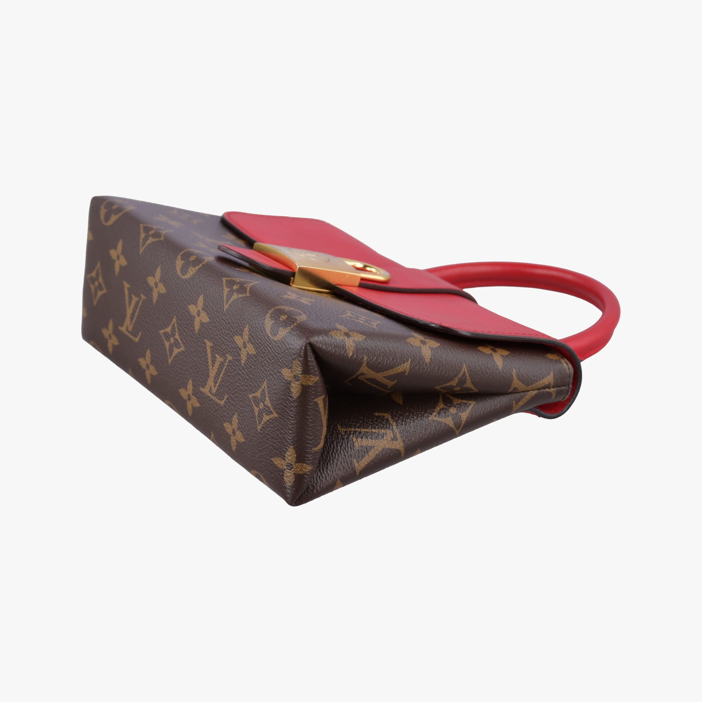 Secondhand Louis Vuitton Locky BB Monogram/Brown×Coqulicot Monogram canvas×calf leather M44322 shoulderbag | stylenewstar