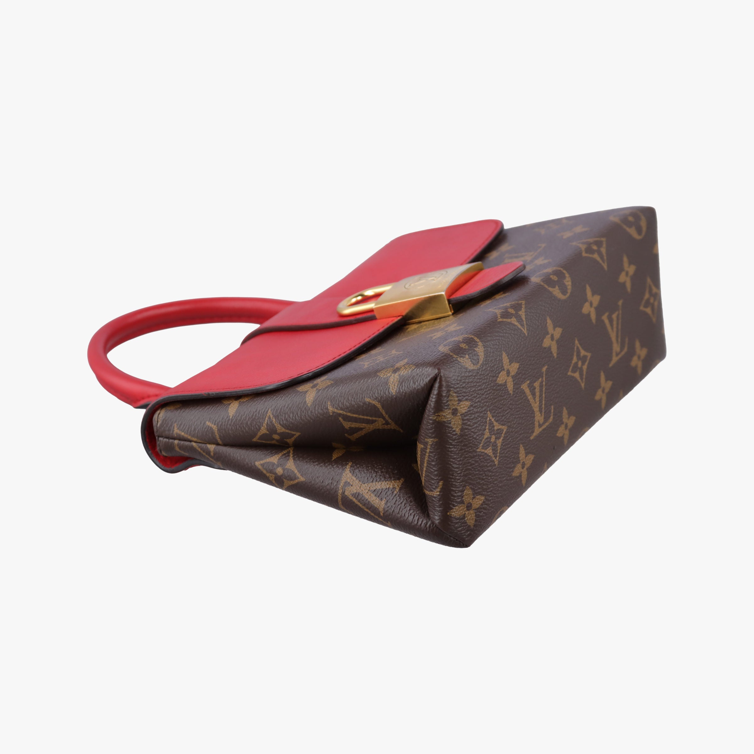 Secondhand Louis Vuitton Locky BB Monogram/Brown×Coqulicot Monogram canvas×calf leather M44322 shoulderbag | stylenewstar
