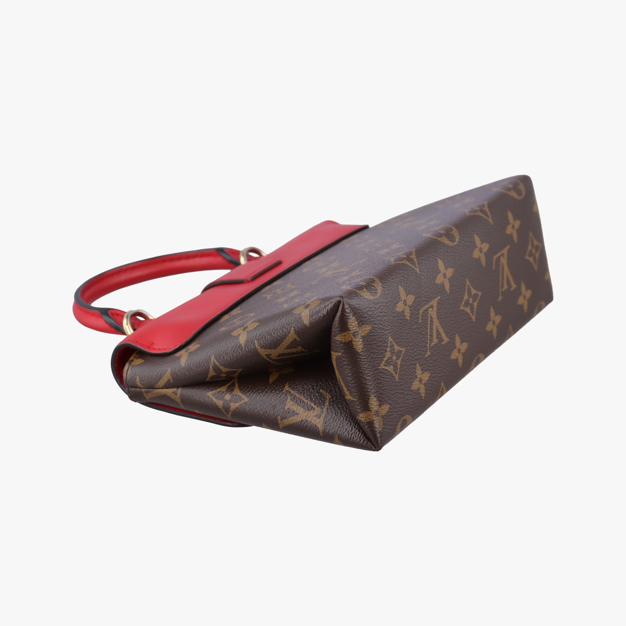 Secondhand Louis Vuitton Locky BB Monogram/Brown×Coqulicot Monogram canvas×calf leather M44322 shoulderbag | stylenewstar