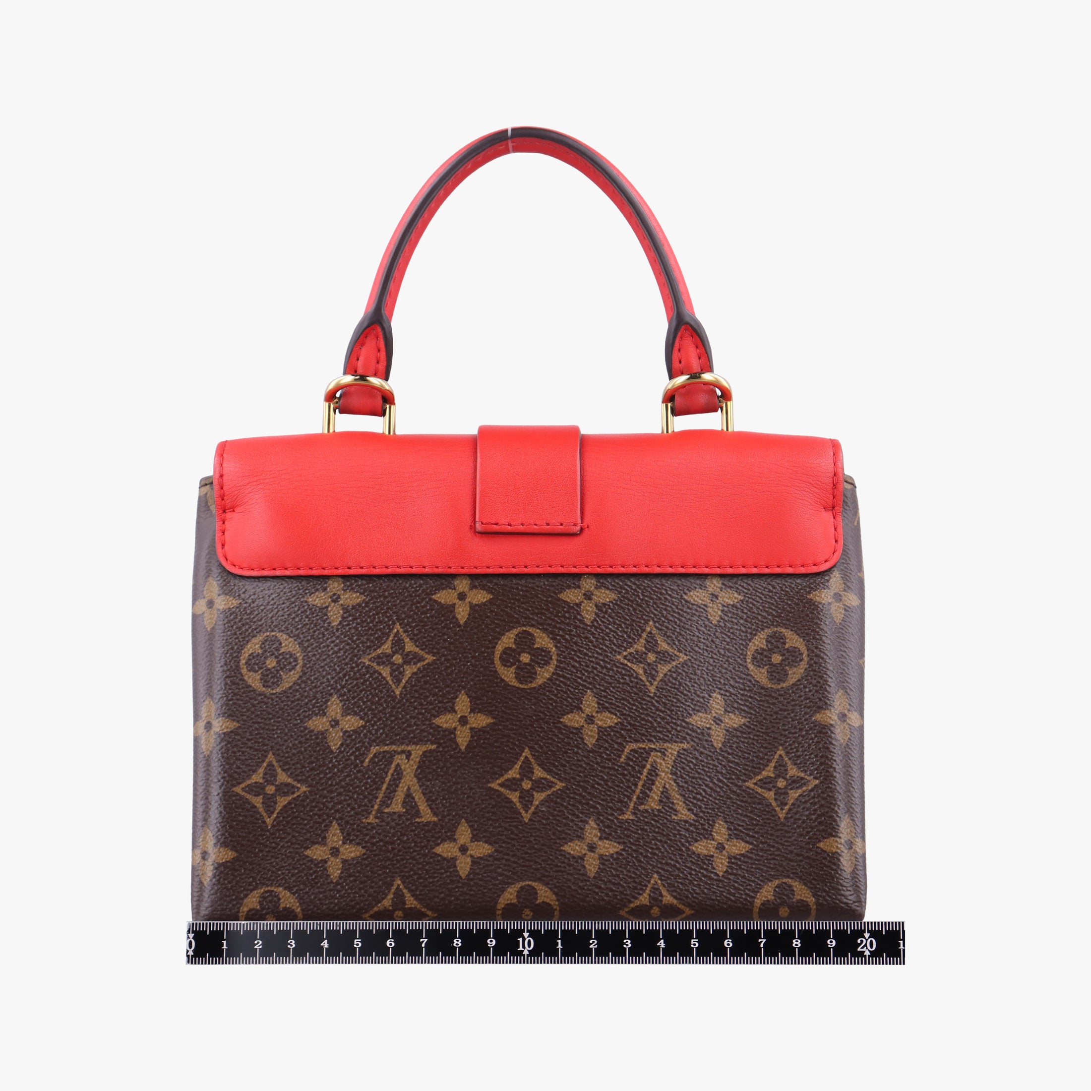 Vintage Louis Vuitton Locky BB Monogram/Brown×Coqulicot Monogram canvas×calf leather M44322 shoulderbag | stylenewstar