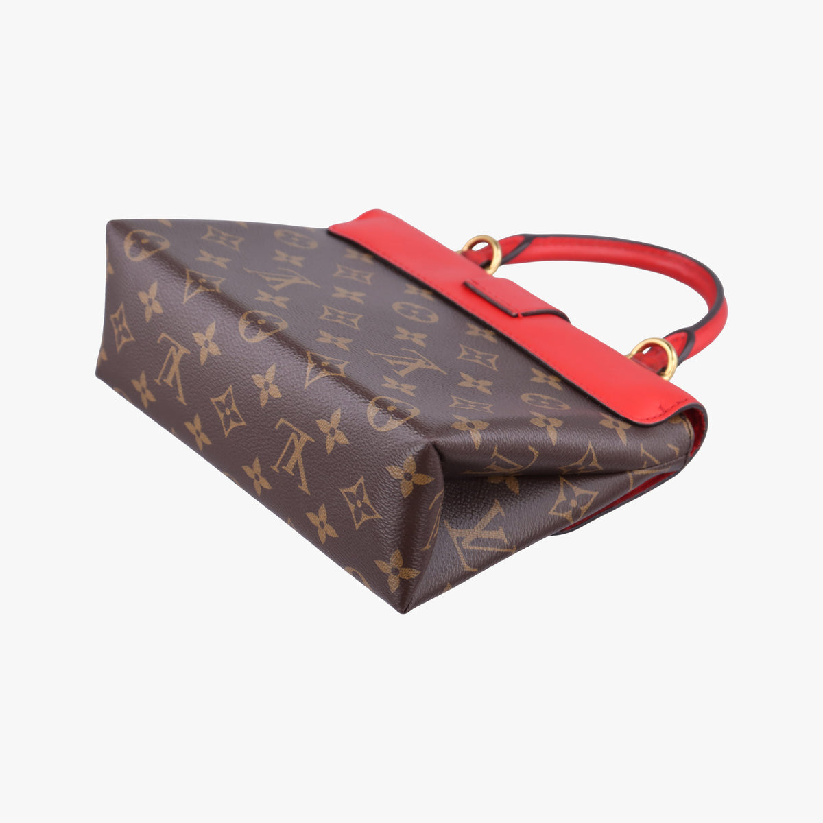 Vintage Louis Vuitton Locky BB Monogram/Brown×Coqulicot Monogram canvas×calf leather M44322 shoulderbag | stylenewstar