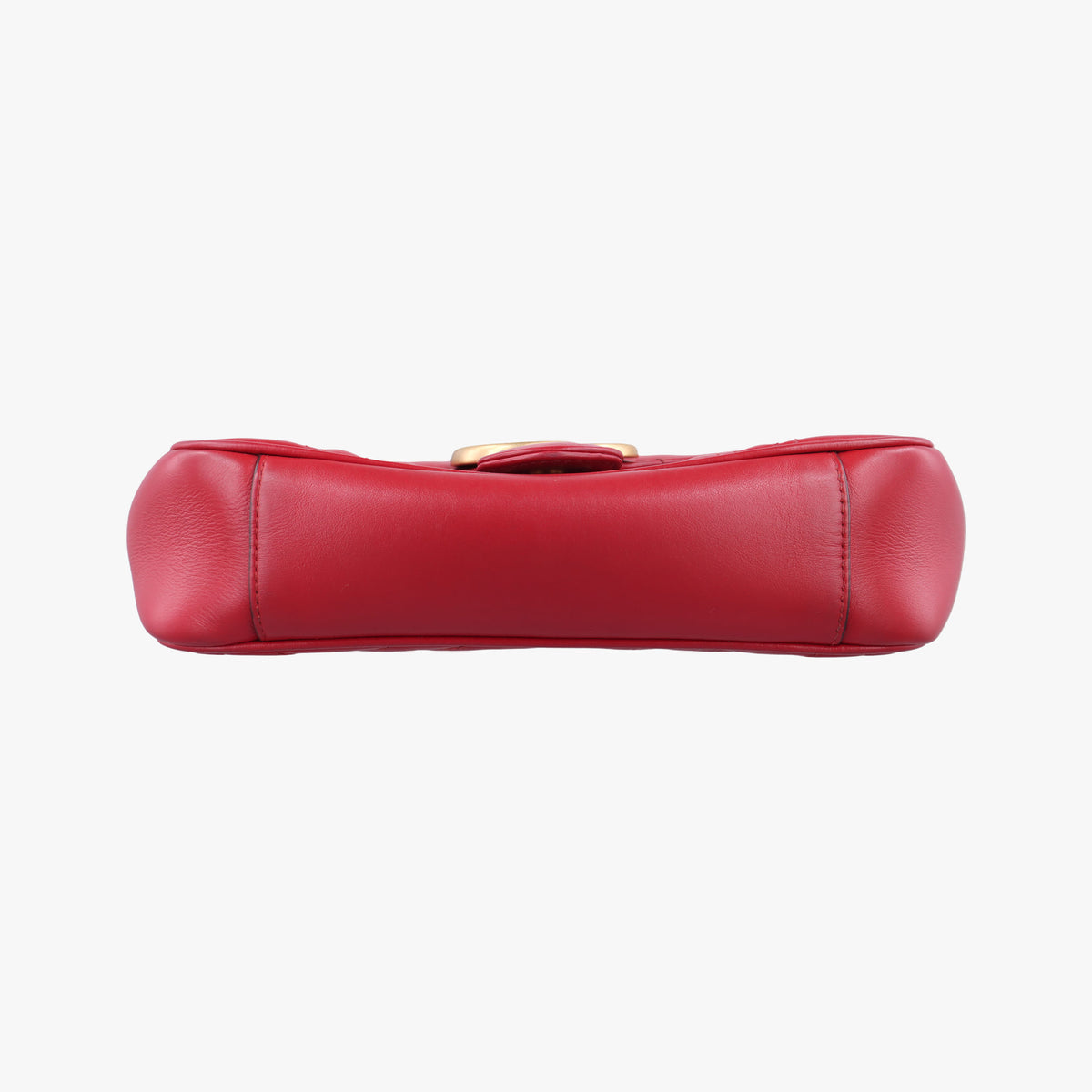 Pre-owned Gucci GG Marmont Red Leather 446744 shoulderbag | stylenewstar