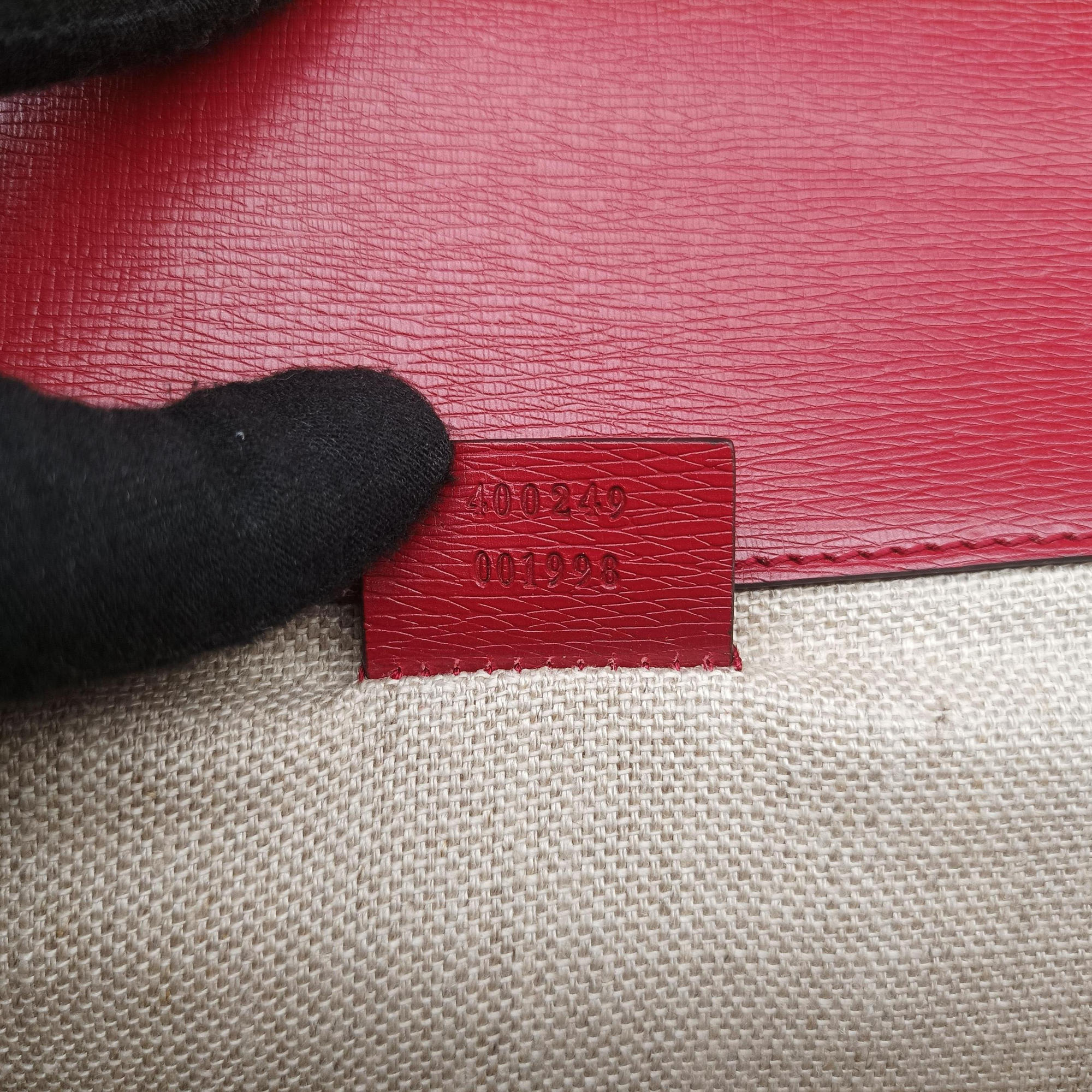 Pre-owned Gucci Dionysus Red×Multicolour Leather 400249 shoulderbag | stylenewstar