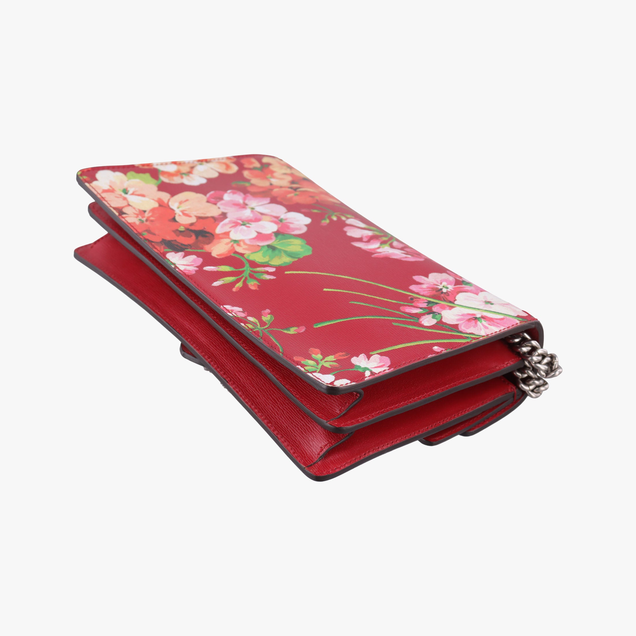 Pre-owned Gucci Dionysus Red×Multicolour Leather 400249 shoulderbag | stylenewstar