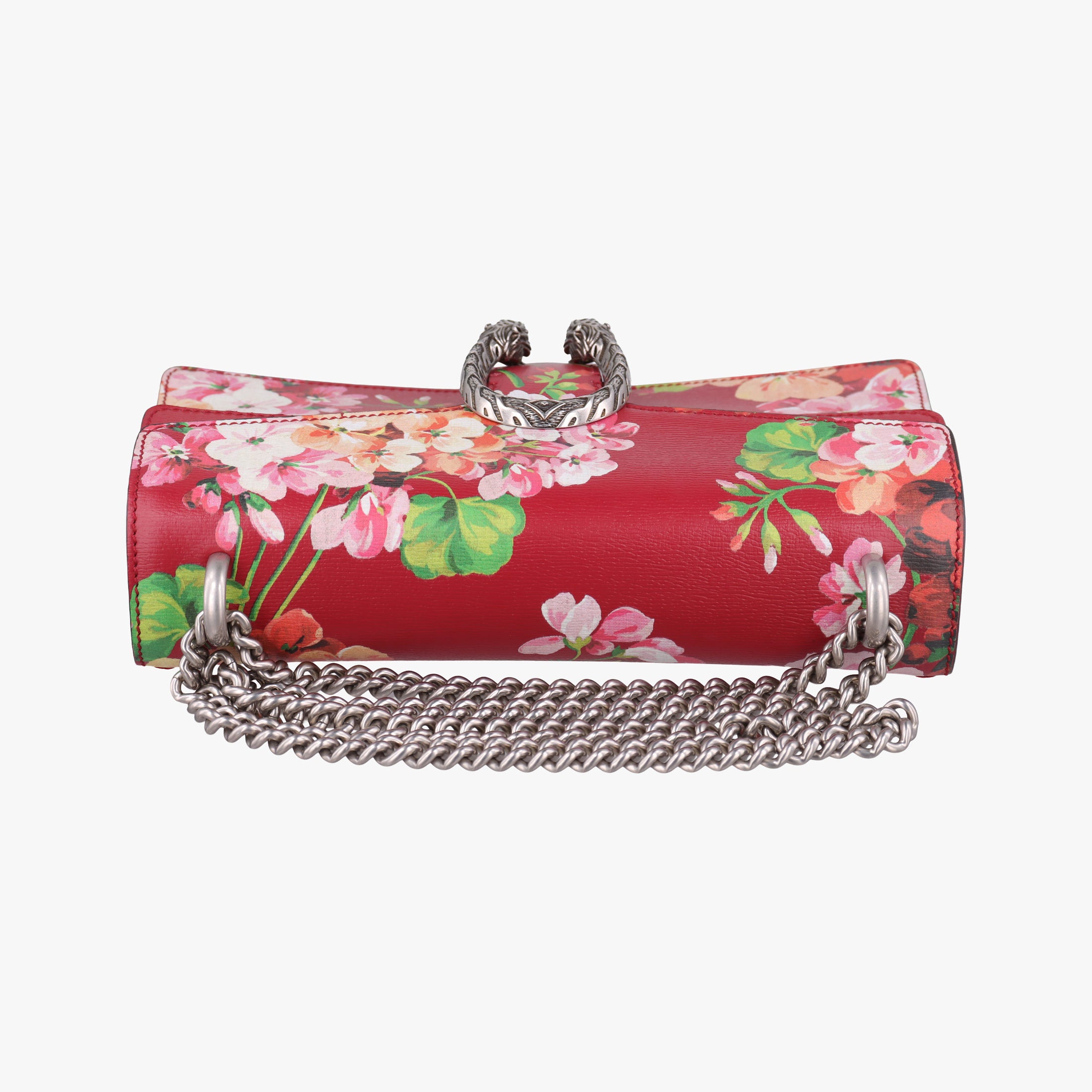 Pre-owned Gucci Dionysus Red×Multicolour Leather 400249 shoulderbag | stylenewstar