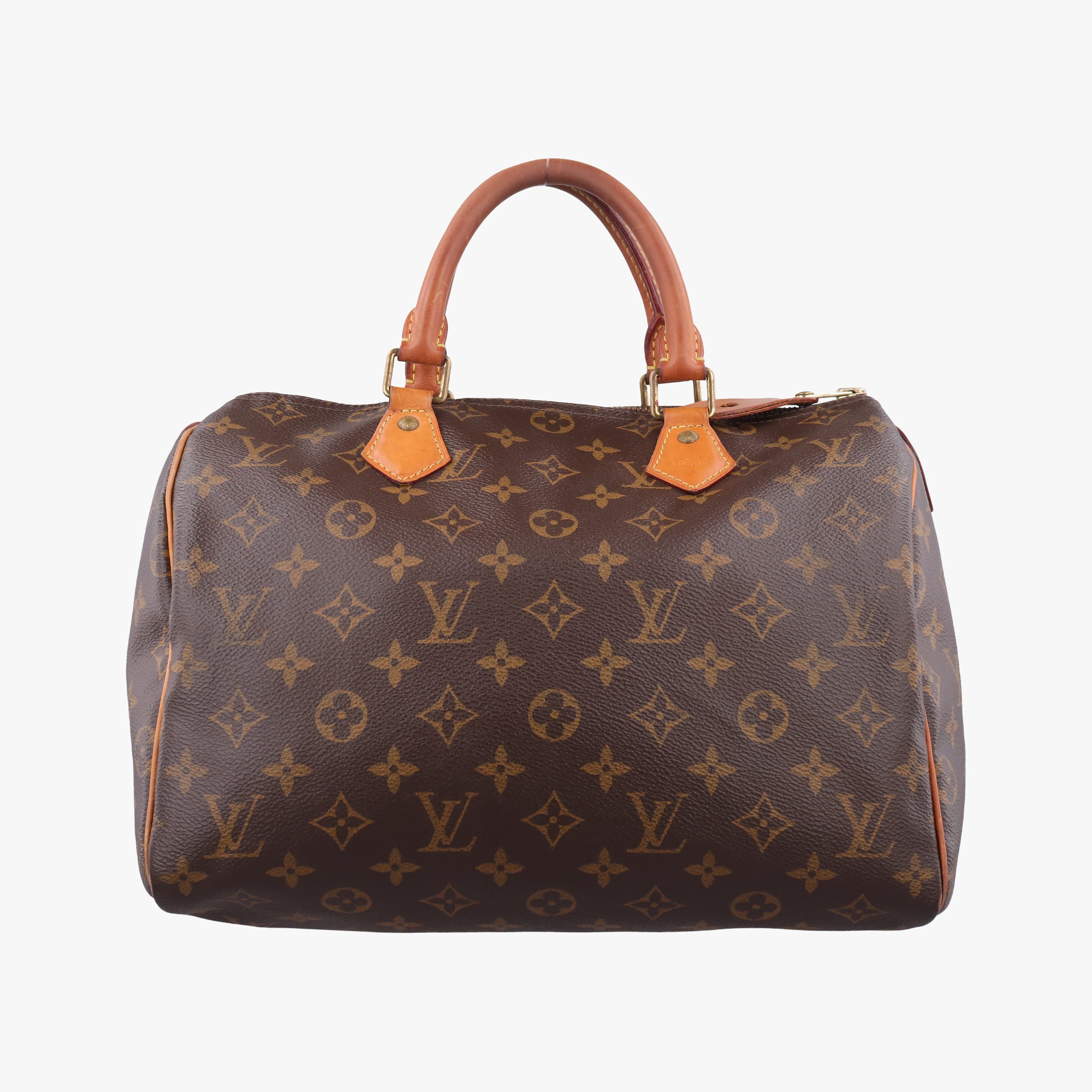 Pre-owned Louis Vuitton Speedy 30 BROWN Monogram Canvas M41526 handbag | stylenewstar