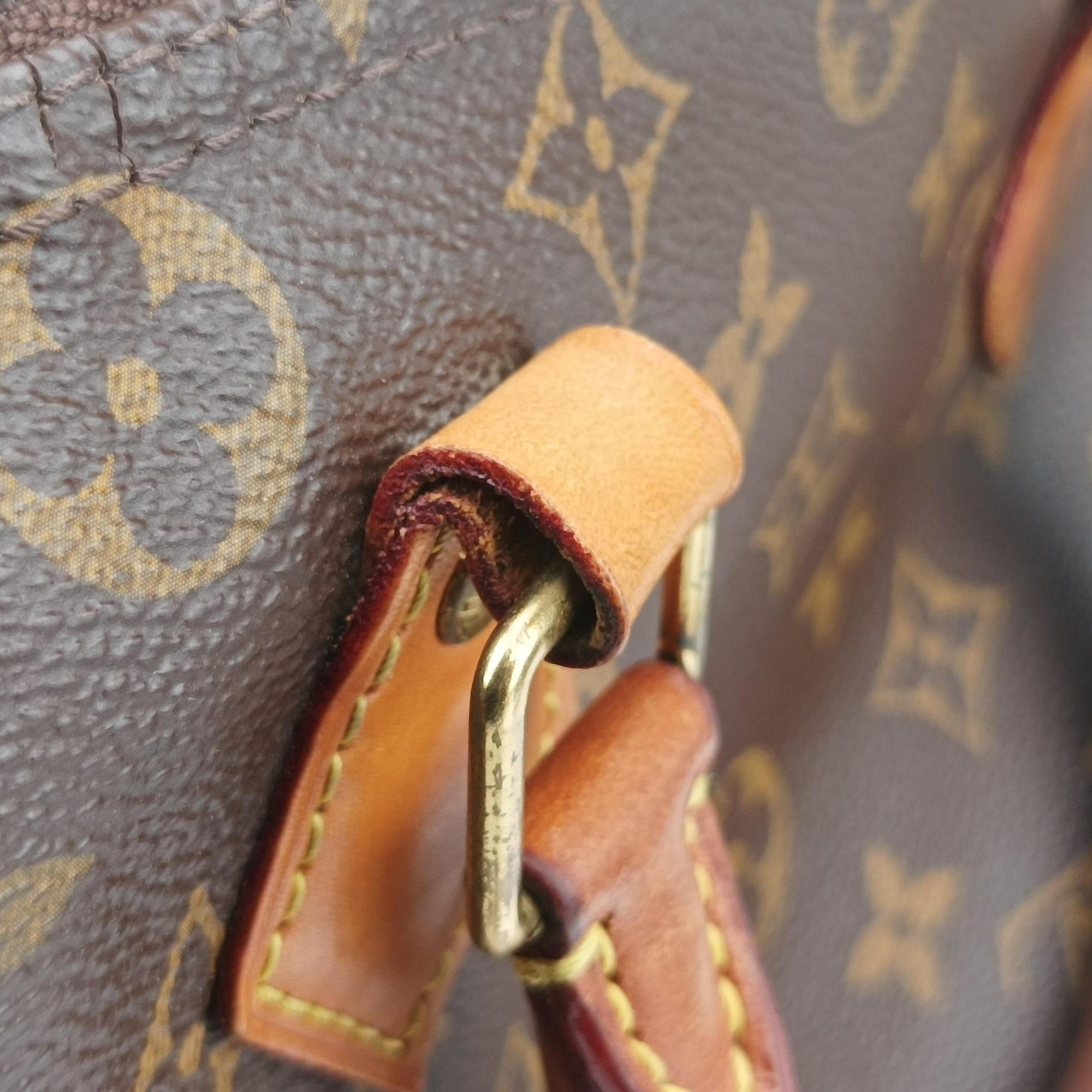 Pre-owned Louis Vuitton Speedy 30 BROWN Monogram Canvas M41526 handbag | stylenewstar