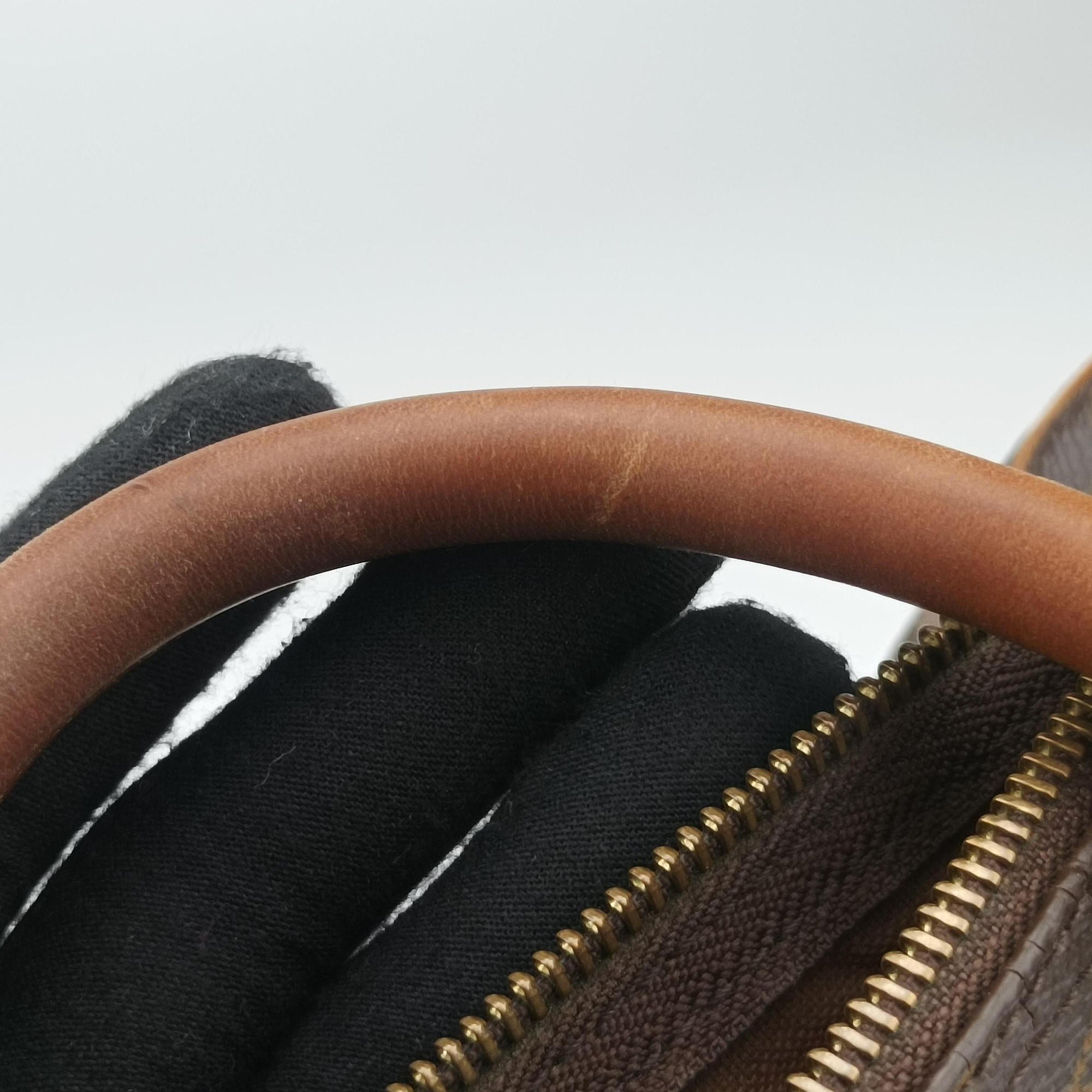 Pre-owned Louis Vuitton Speedy 30 BROWN Monogram Canvas M41526 handbag | stylenewstar