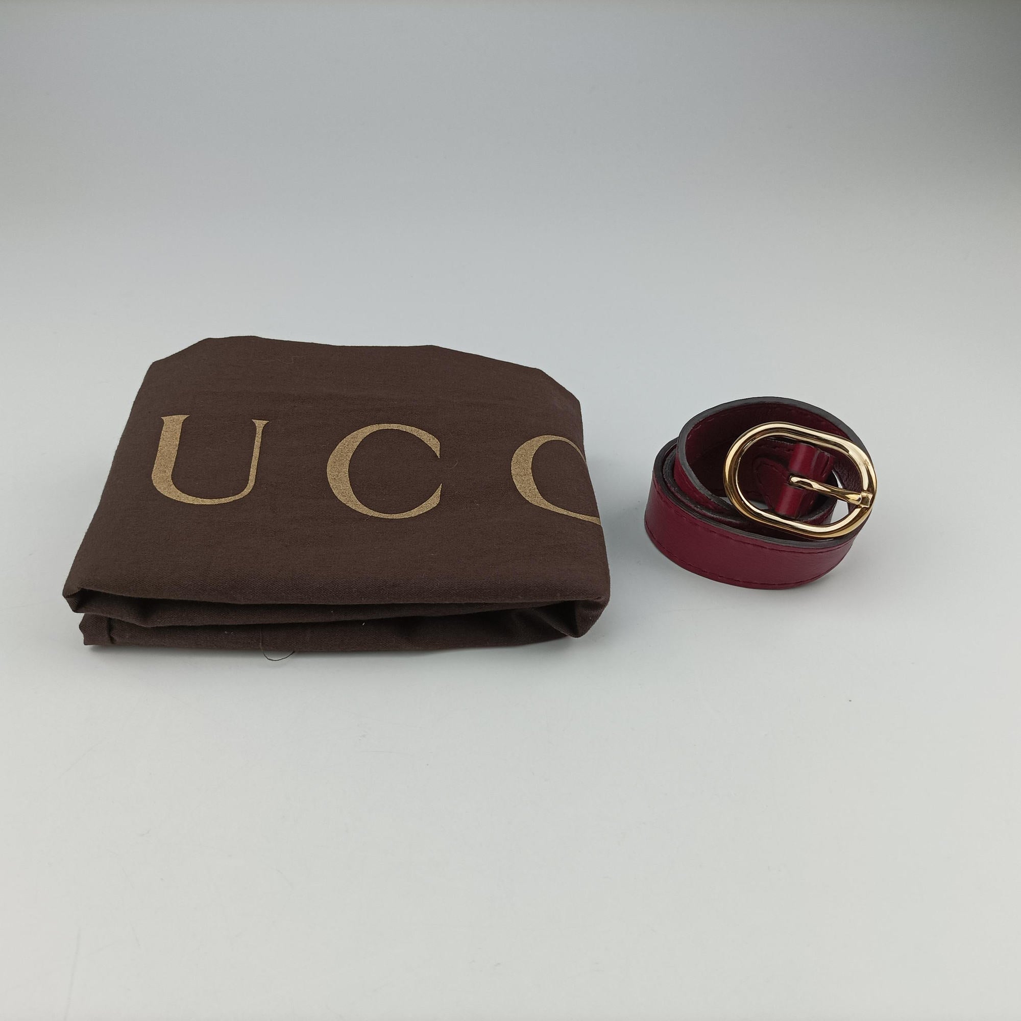 Pre-owned Gucci Jackie Flora Hobo Burgundy Leather 277520 shoulderbag | stylenewstar