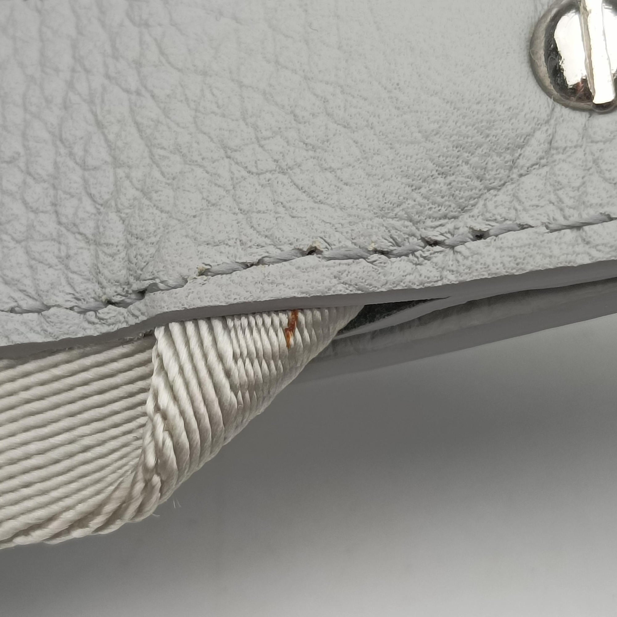 Pre-owned Christian Dior Saddle Gray leather  shoulderbag | stylenewstar