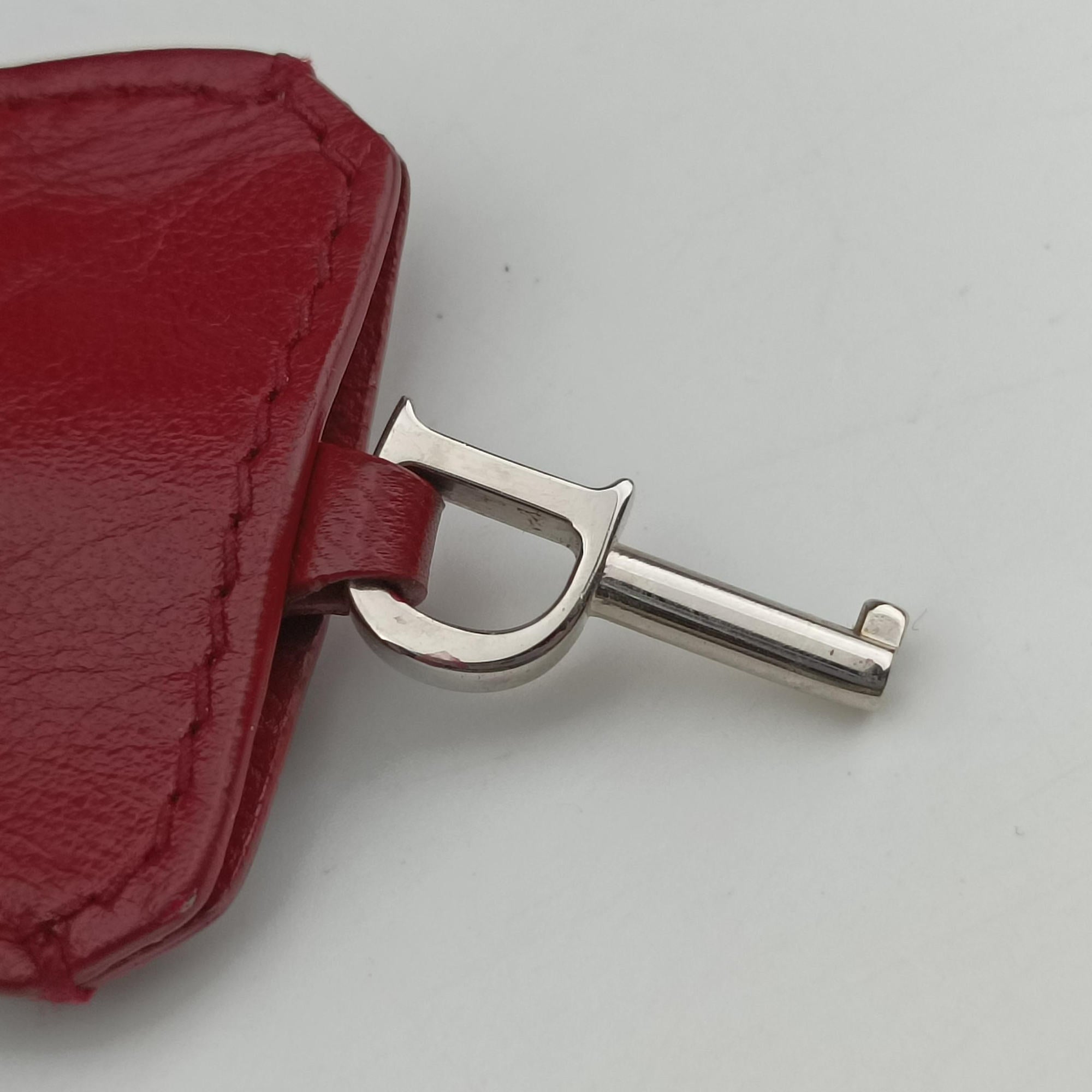 Pre-owned Christian Dior New Rock Burgundy Leather  shoulderbag | stylenewstar