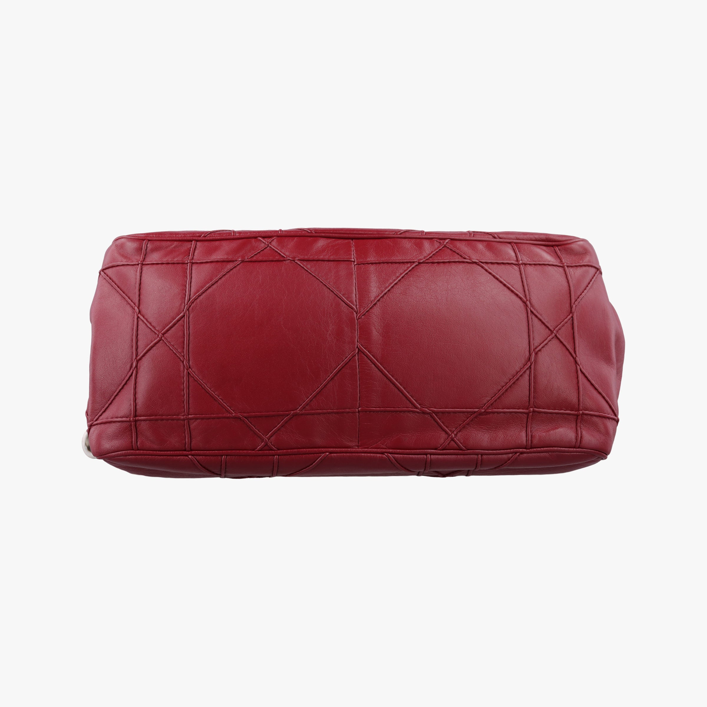 Pre-owned Christian Dior New Rock Burgundy Leather  shoulderbag | stylenewstar