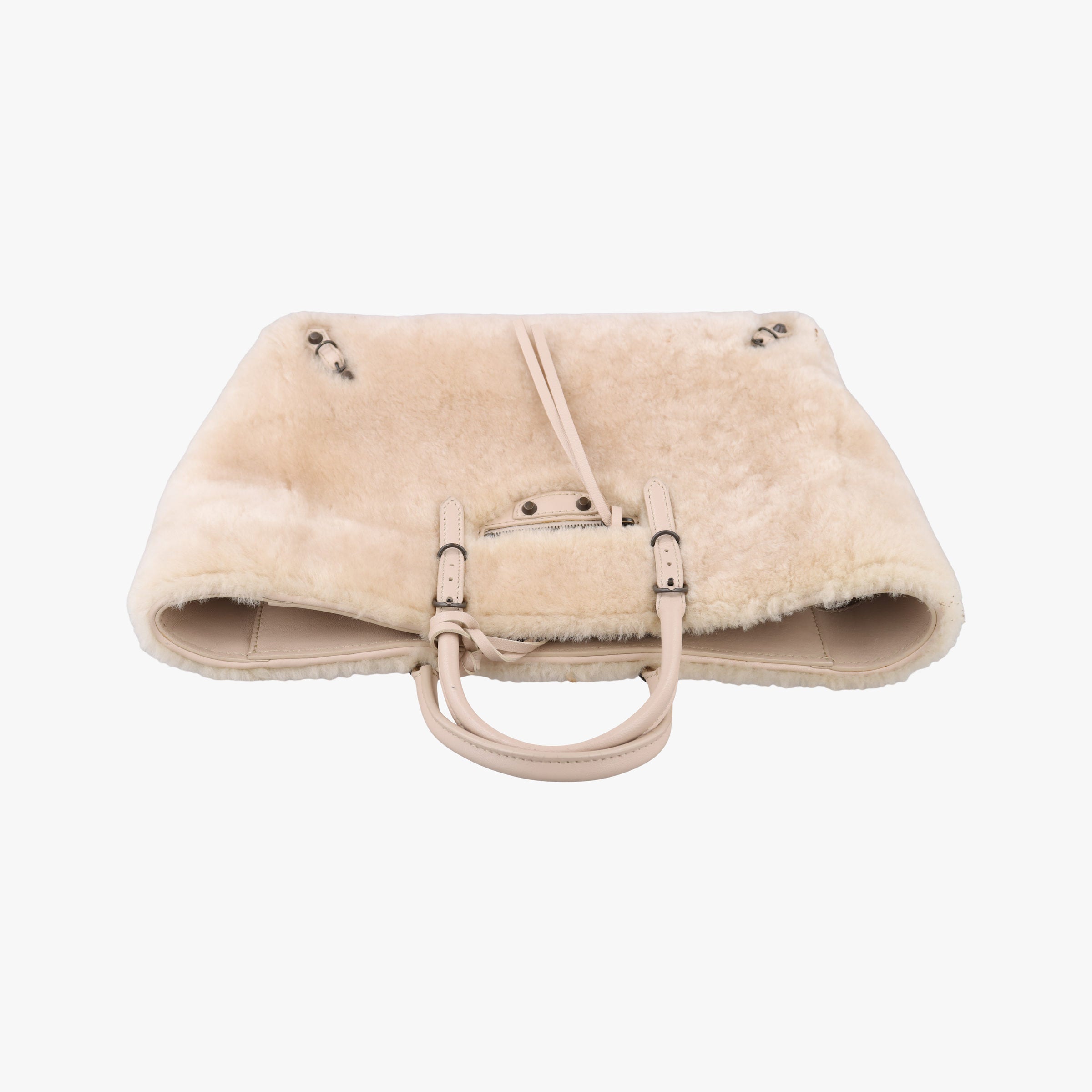 Secondhand Balenciaga PAPIER A6 Beige Mouton  handbag | stylenewstar