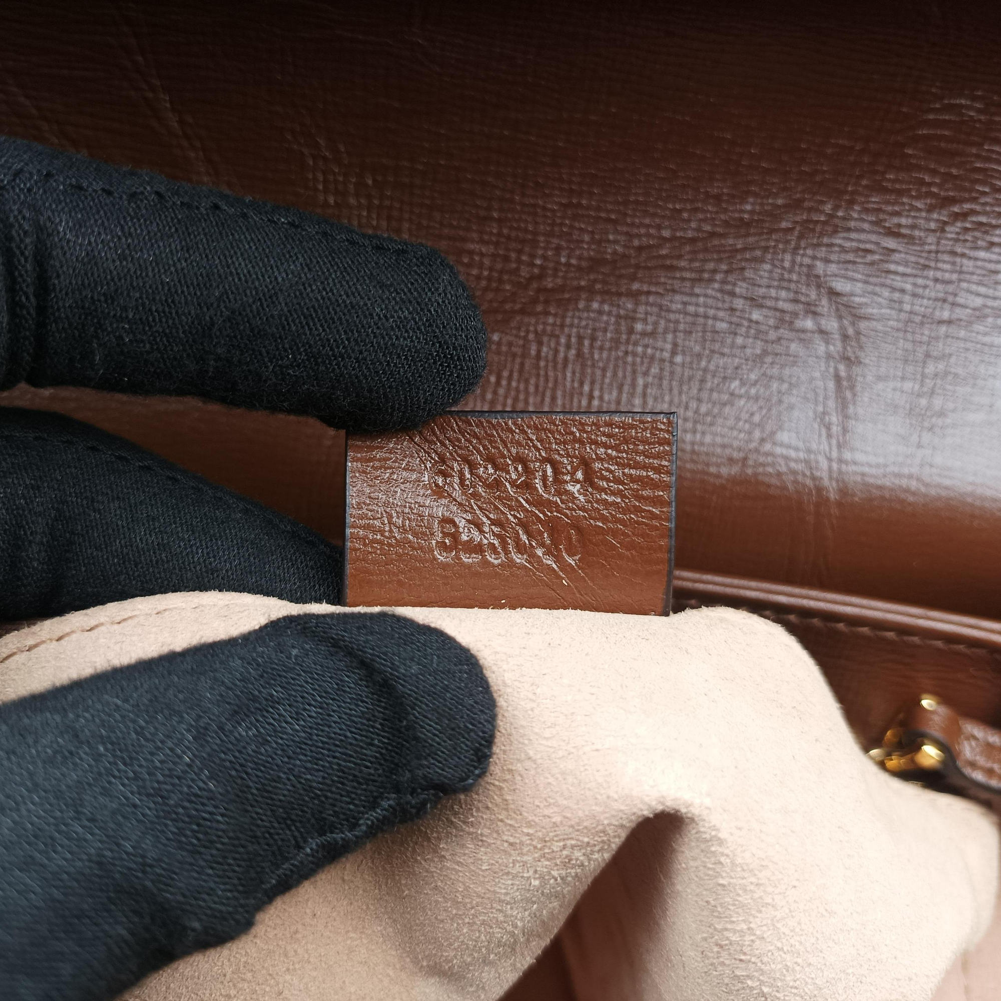 Pre-owned Gucci The Hacker Project Horsebit 1955 Brown leather 602204 shoulderbag | stylenewstar