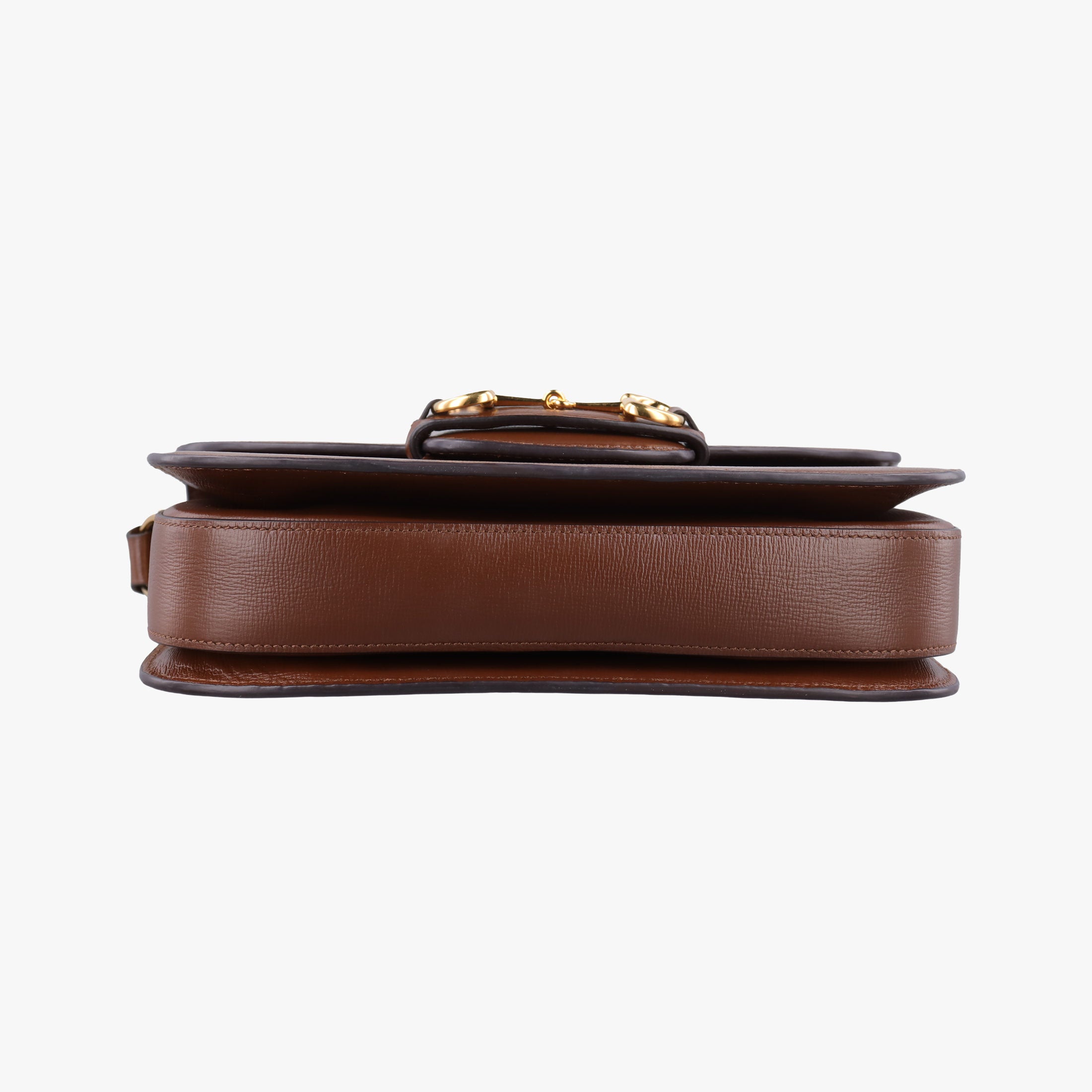 Pre-owned Gucci The Hacker Project Horsebit 1955 Brown leather 602204 shoulderbag | stylenewstar