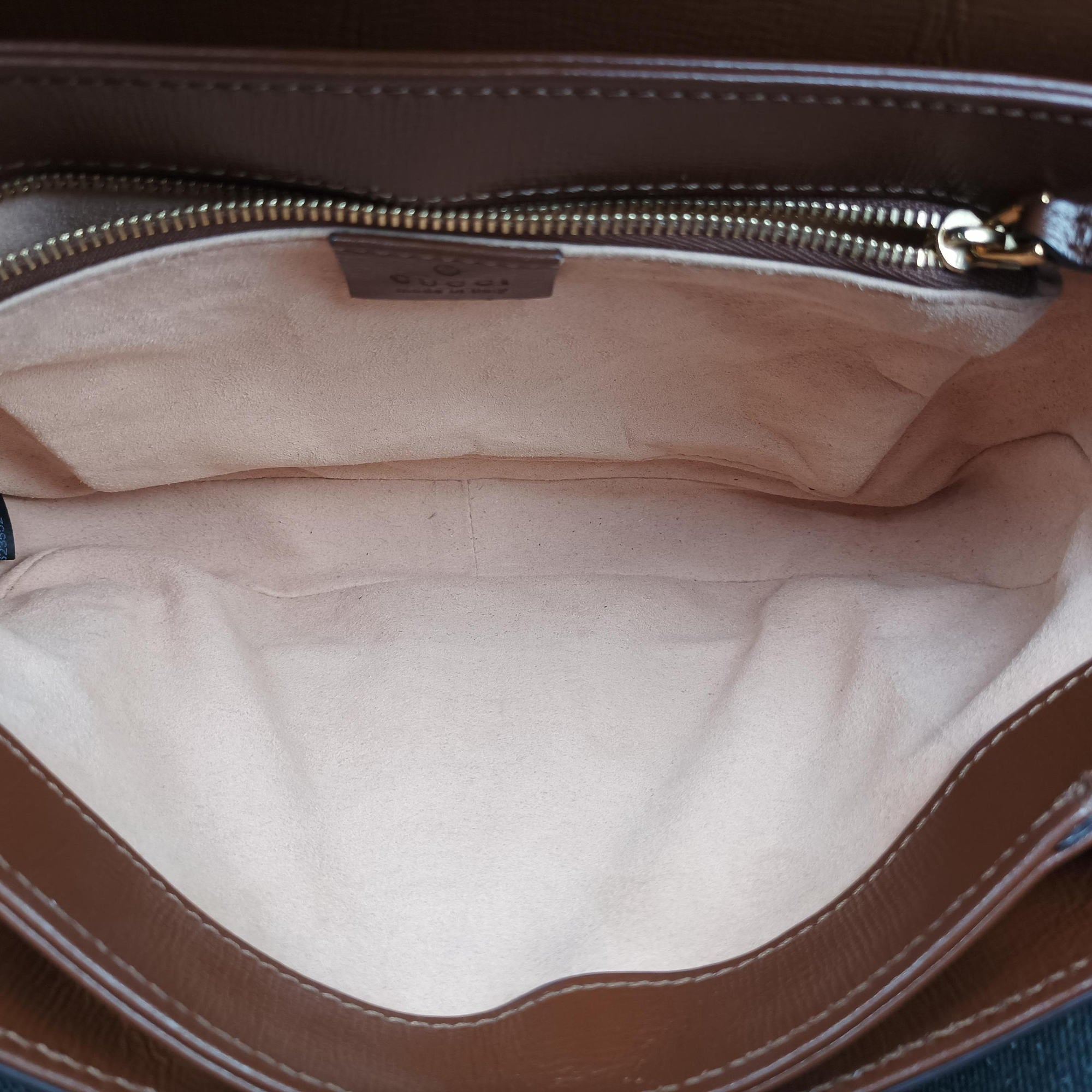 Pre-owned Gucci The Hacker Project Horsebit 1955 Brown leather 602204 shoulderbag | stylenewstar