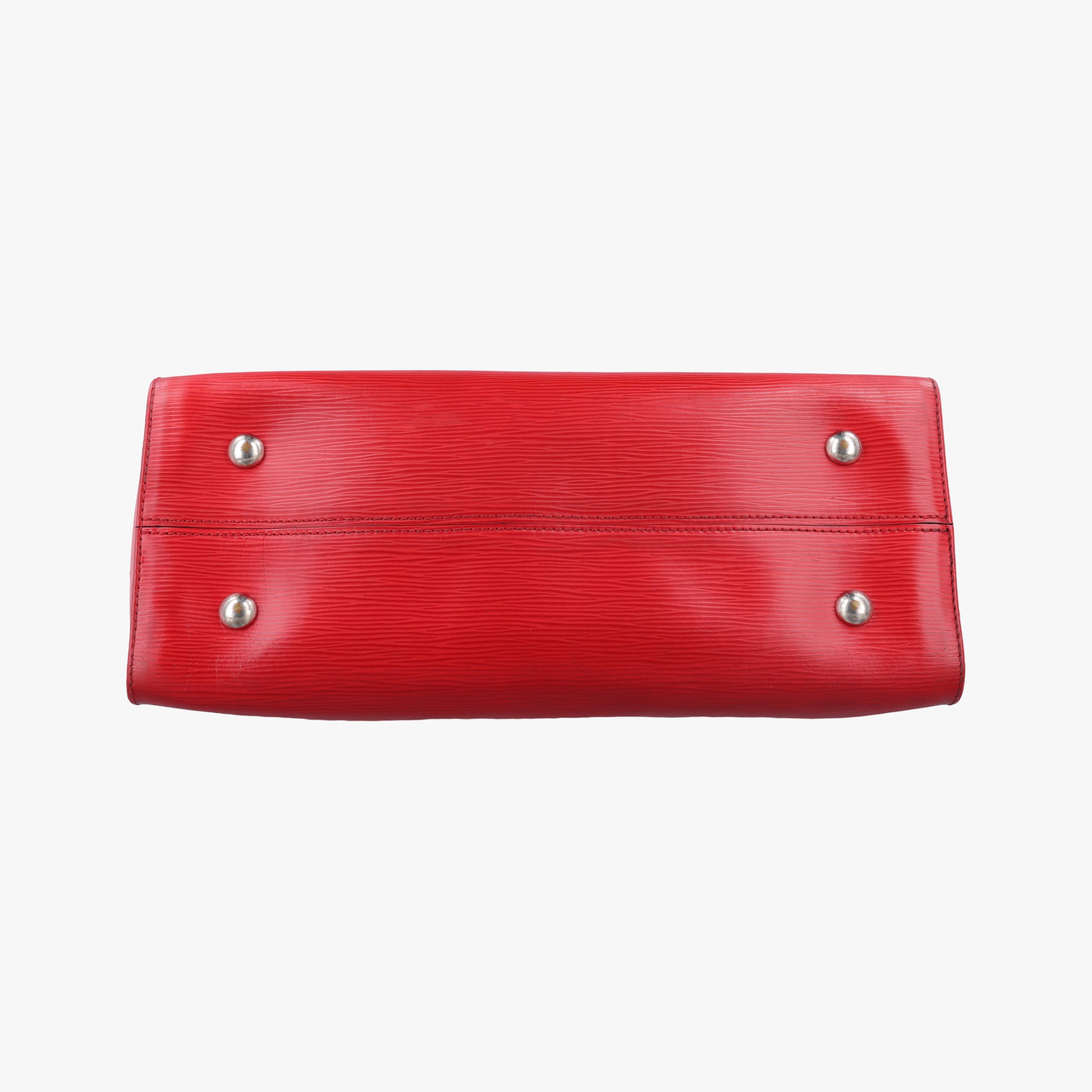 Pre-owned Louis Vuitton Tuileries Tote Red×Navy Epi M53544 shoulderbag | stylenewstar
