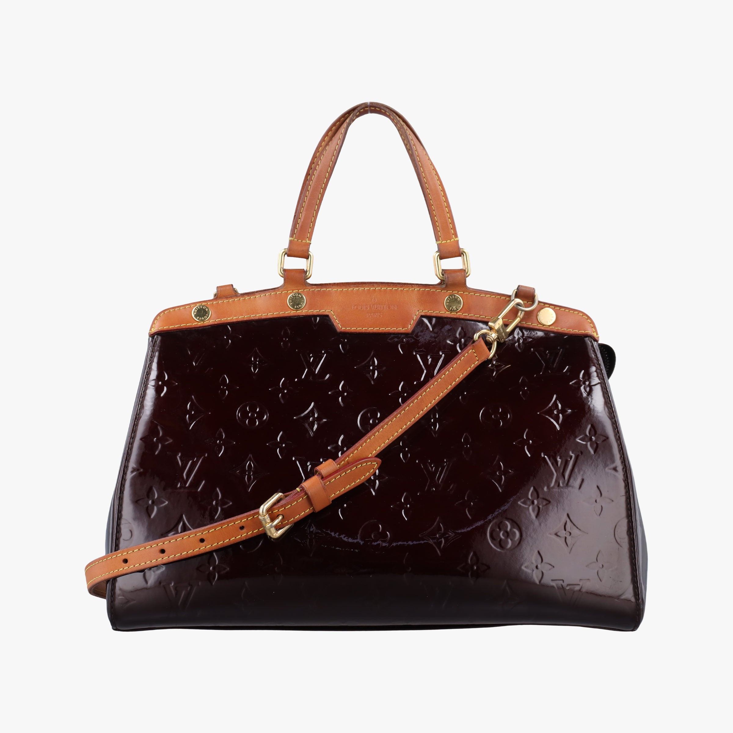 Secondhand Louis Vuitton Brea MM AMARANTE Vernis M91619 shoulderbag | stylenewstar