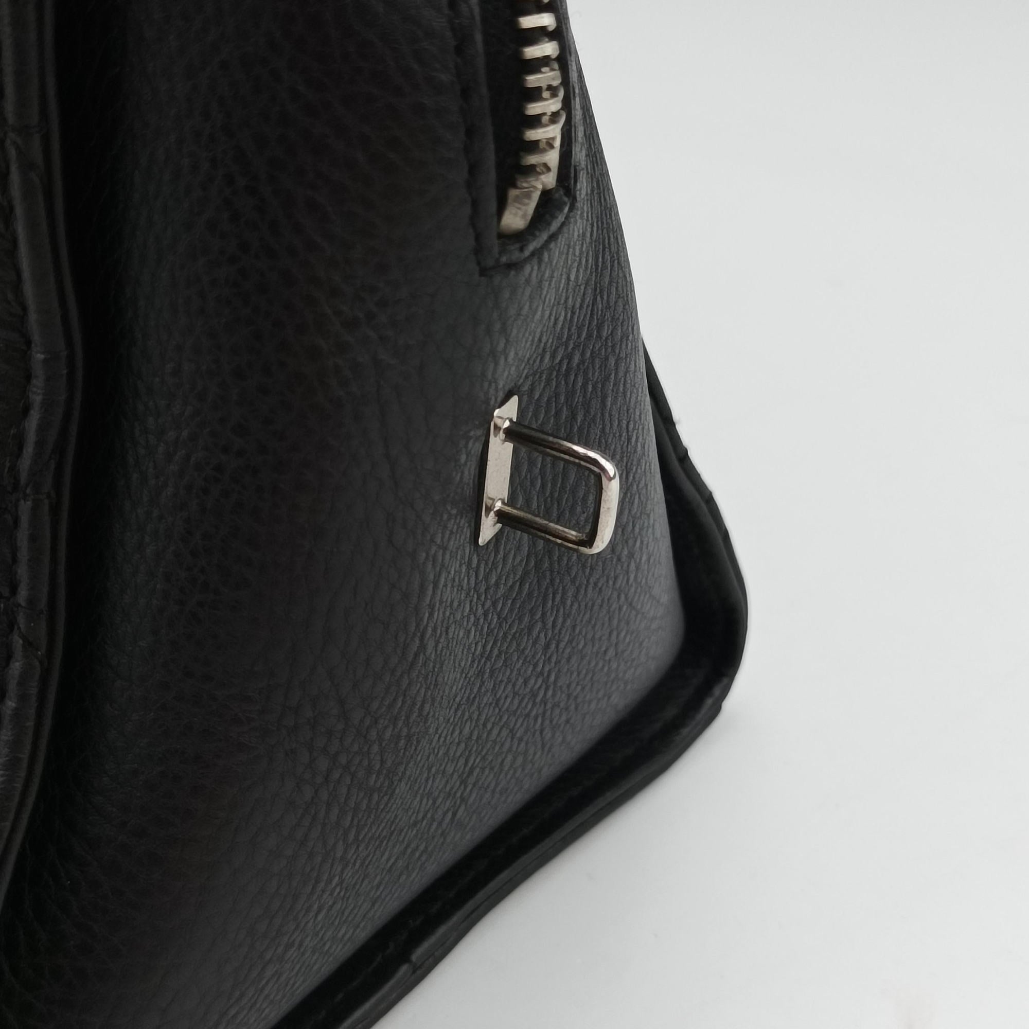 Vintage Christian Dior Lady Dior Cannage East West Black Leather  shoulderbag | stylenewstar