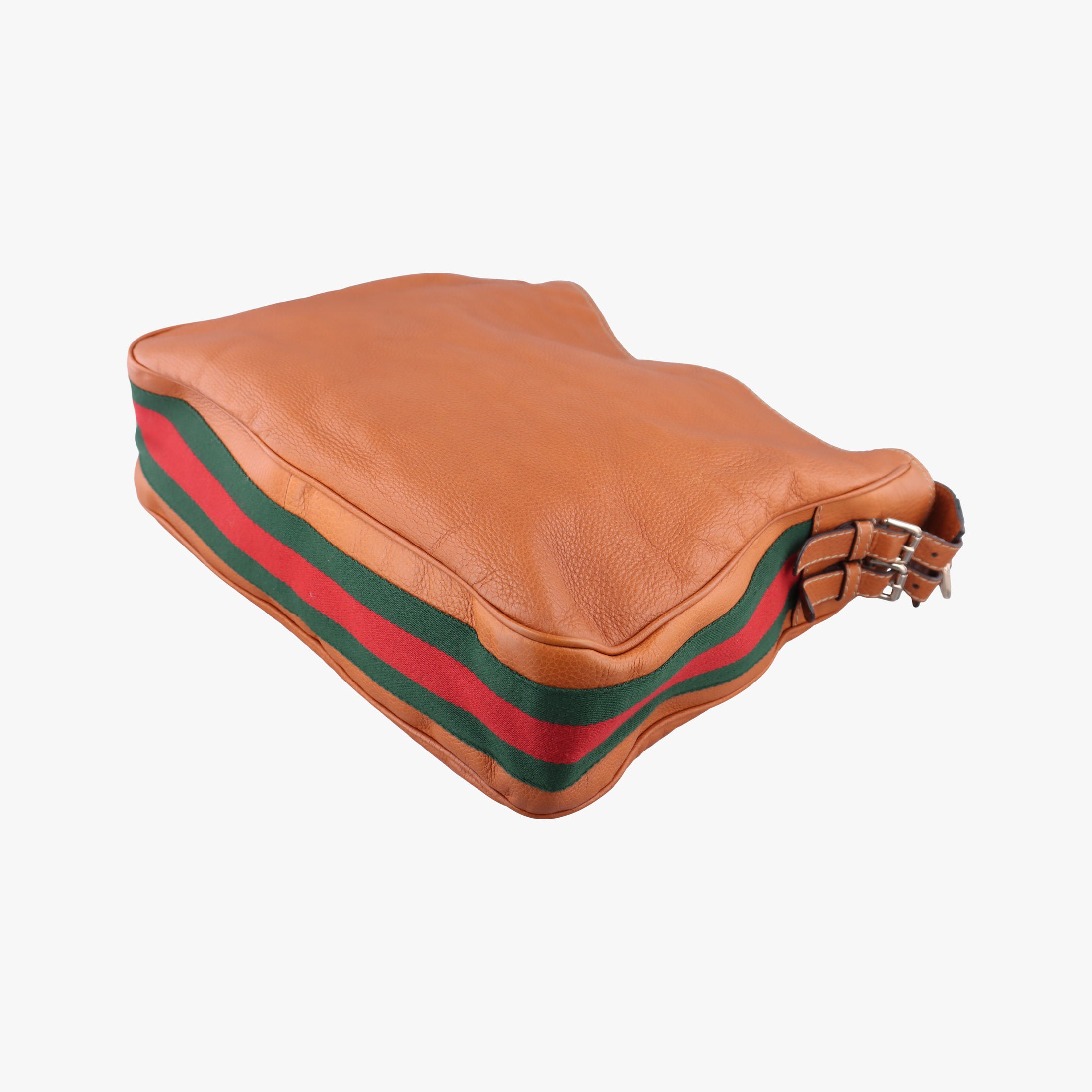 Pre-owned Gucci Fringe Marrakech Brown leather 247597 shoulderbag | stylenewstar