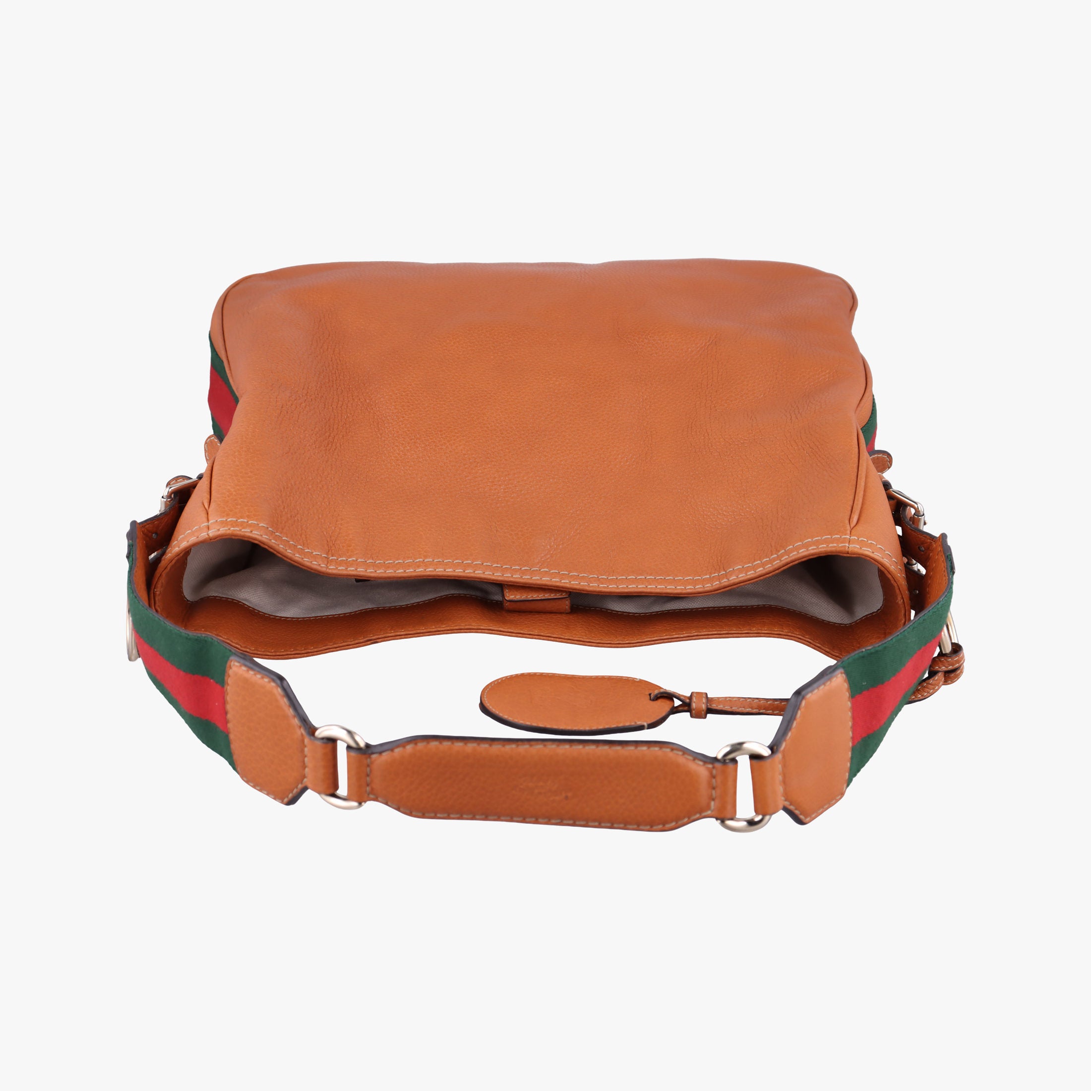 Pre-owned Gucci Fringe Marrakech Brown leather 247597 shoulderbag | stylenewstar