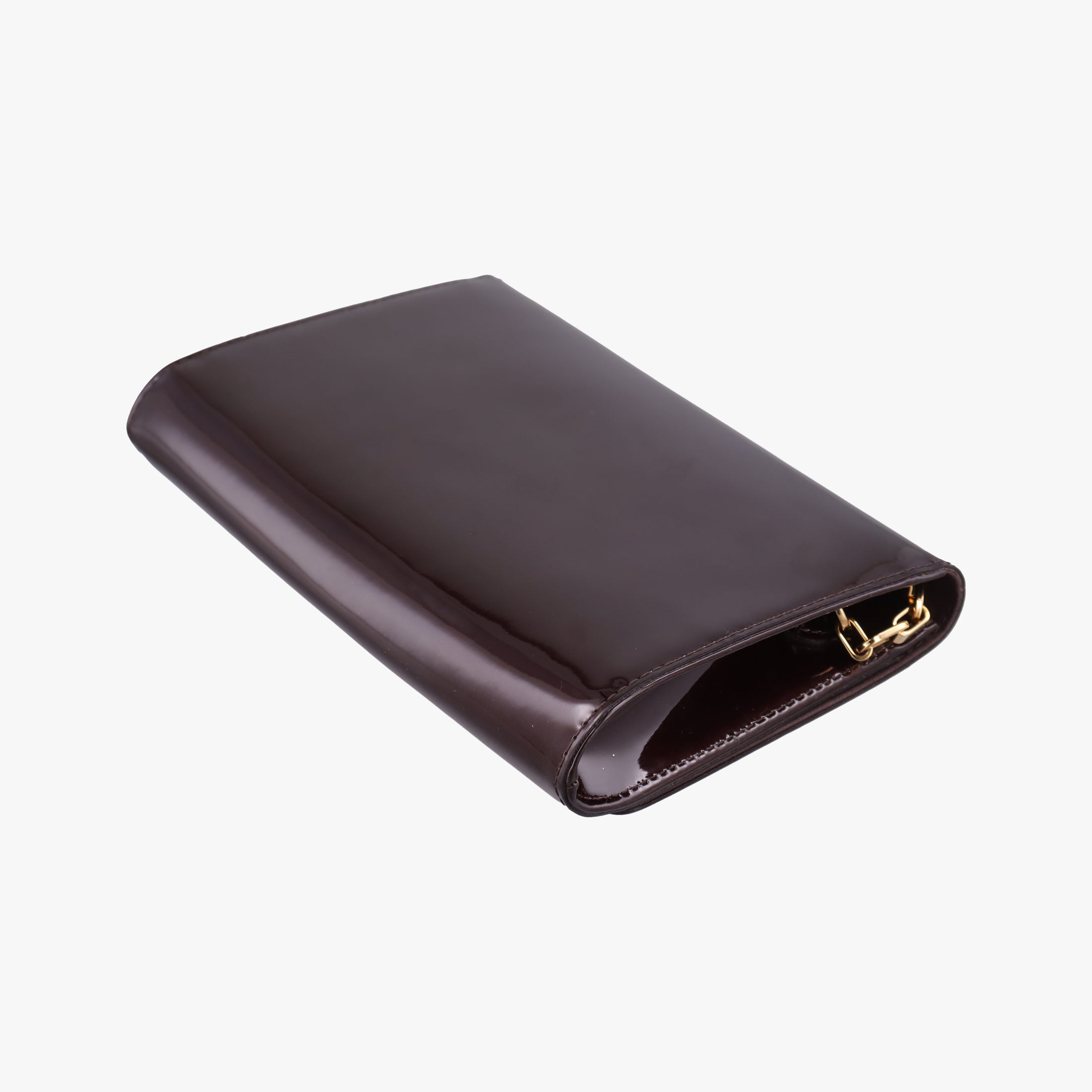 Secondhand Louis Vuitton Pochette Louise GM Amarante Vernis M51631 shoulderbag | stylenewstar