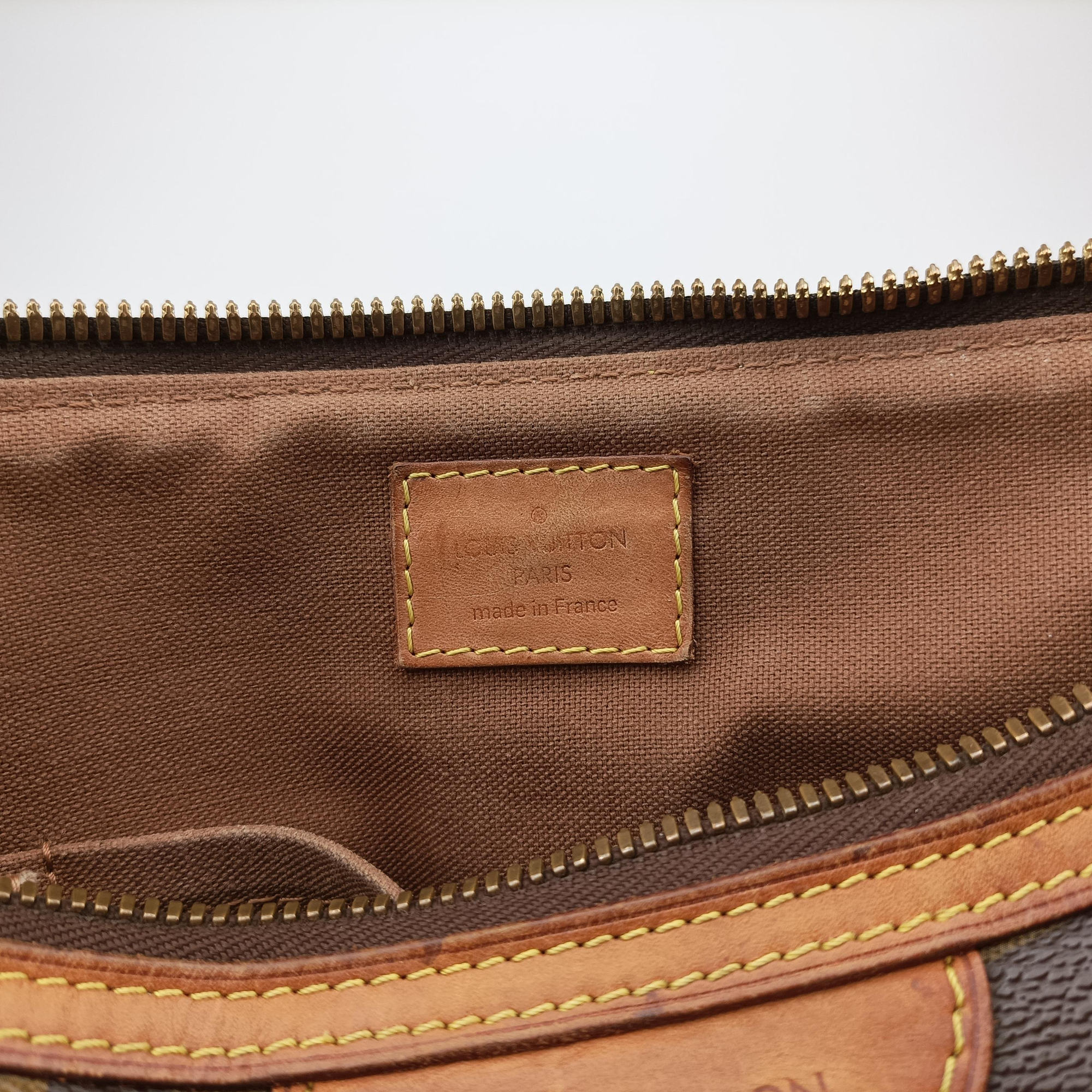 Pre-owned Louis Vuitton PALERMO PM brown Monogram Canvas M40145 shoulderbag | stylenewstar