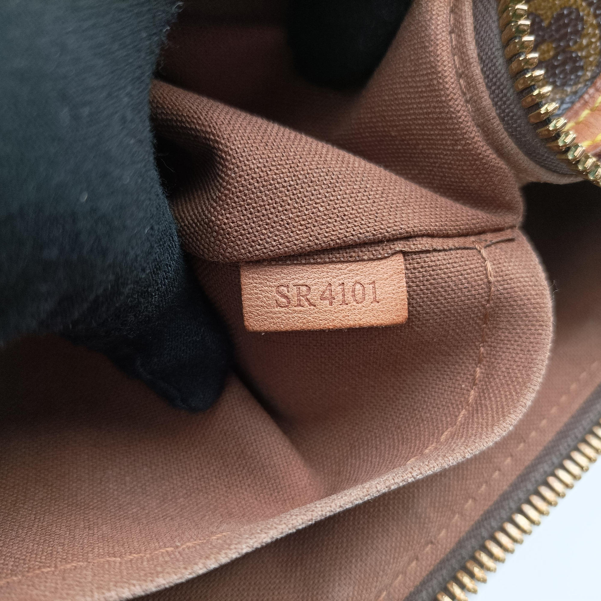 Pre-owned Louis Vuitton PALERMO PM brown Monogram Canvas M40145 shoulderbag | stylenewstar