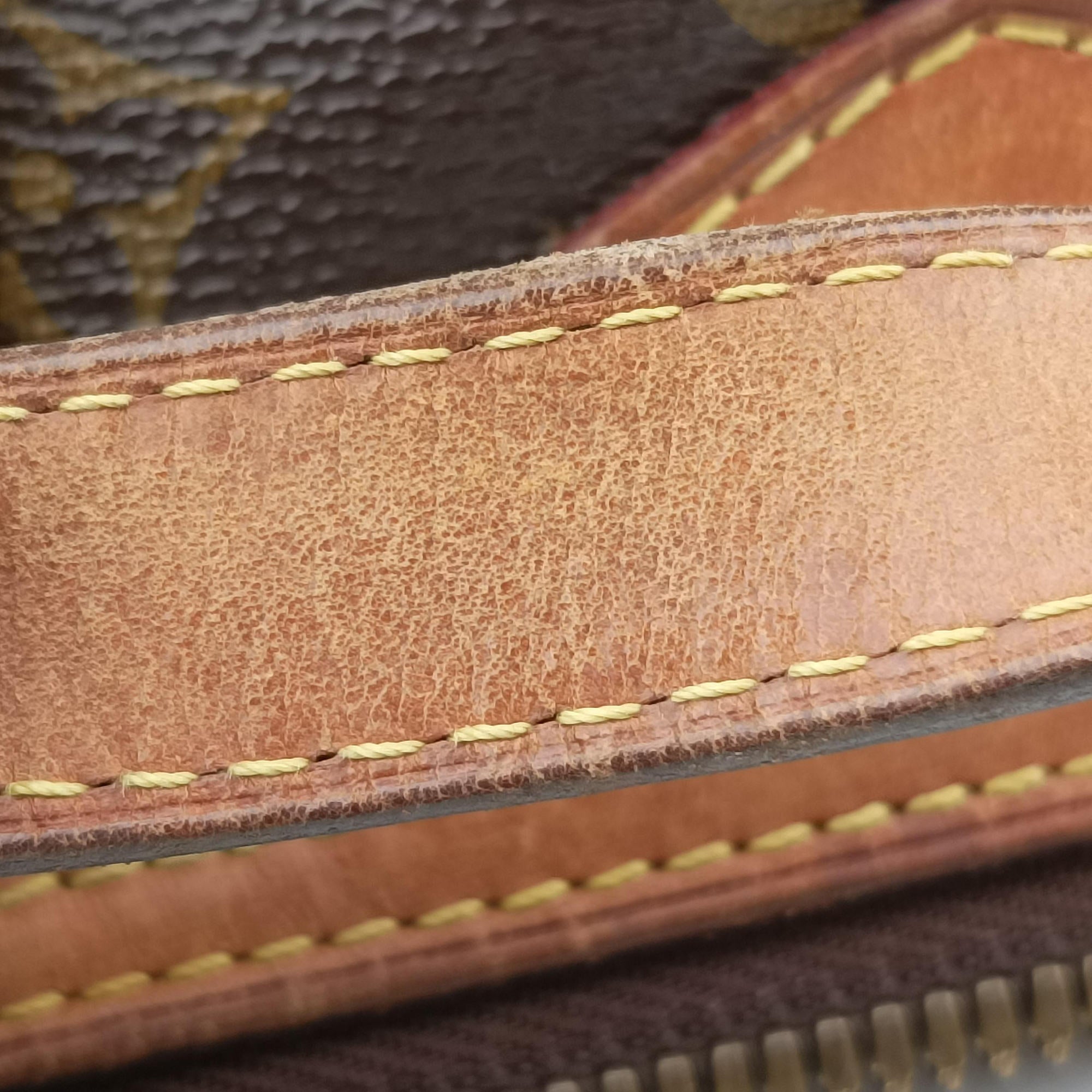 Pre-owned Louis Vuitton PALERMO PM brown Monogram Canvas M40145 shoulderbag | stylenewstar