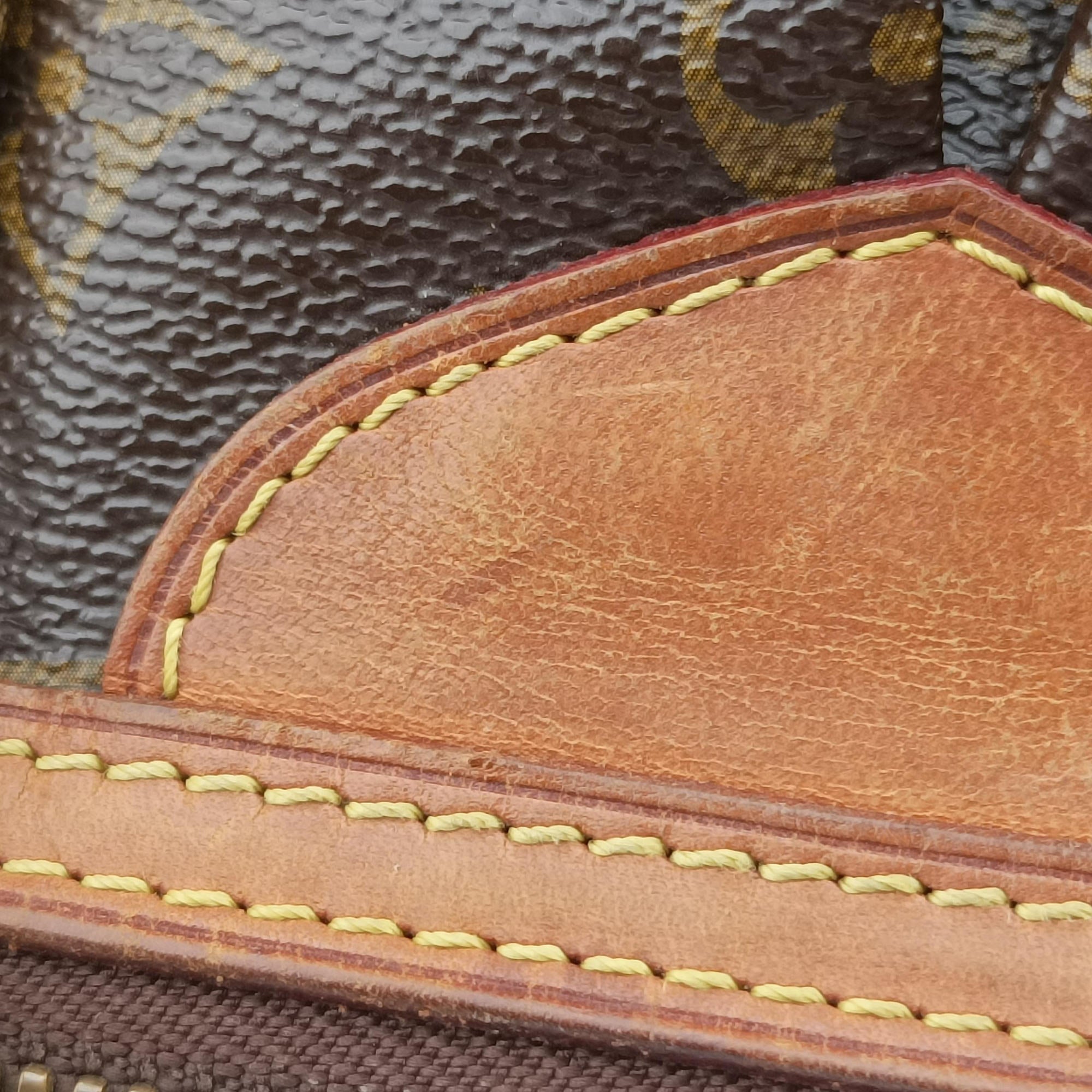 Pre-owned Louis Vuitton PALERMO PM brown Monogram Canvas M40145 shoulderbag | stylenewstar