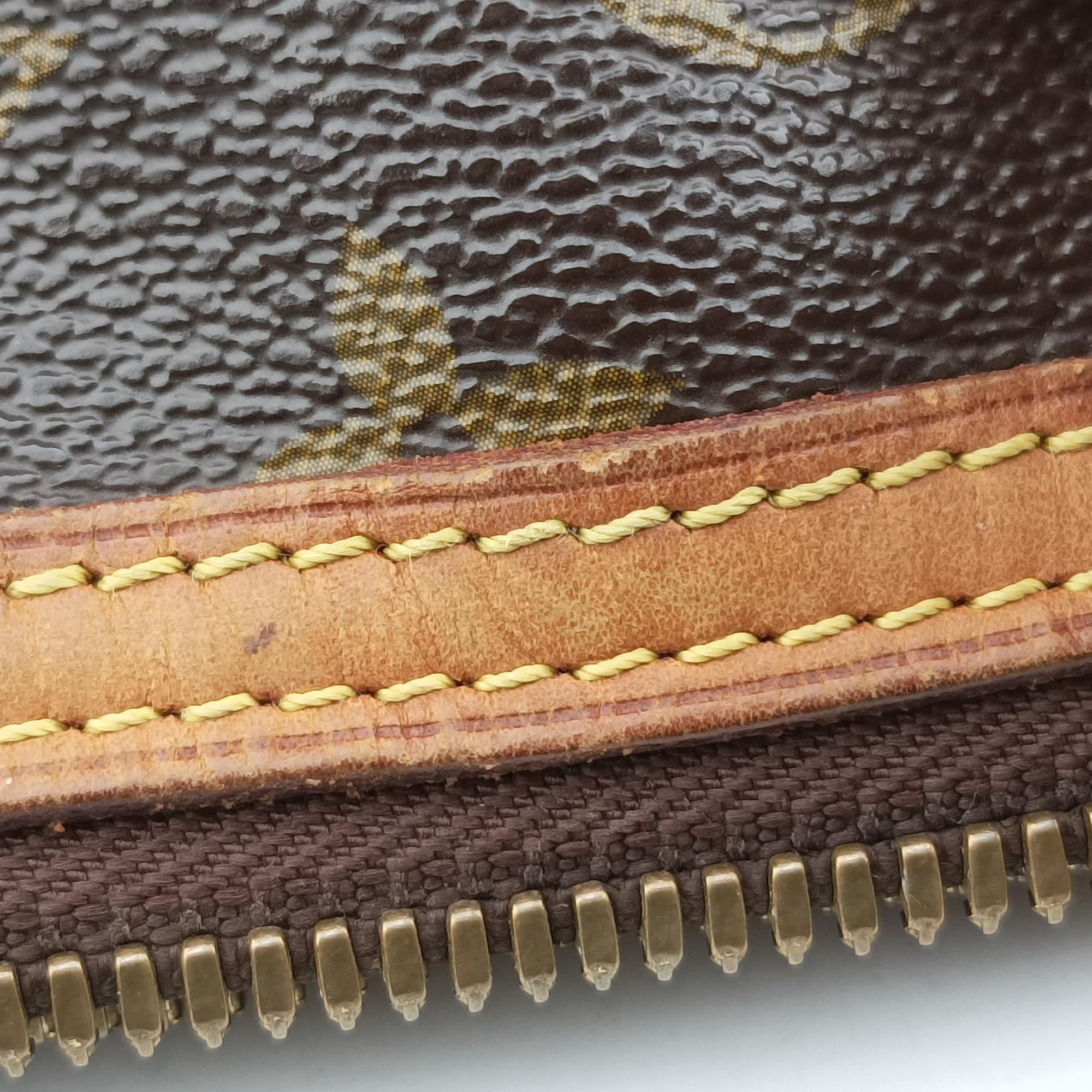 Pre-owned Louis Vuitton PALERMO PM brown Monogram Canvas M40145 shoulderbag | stylenewstar
