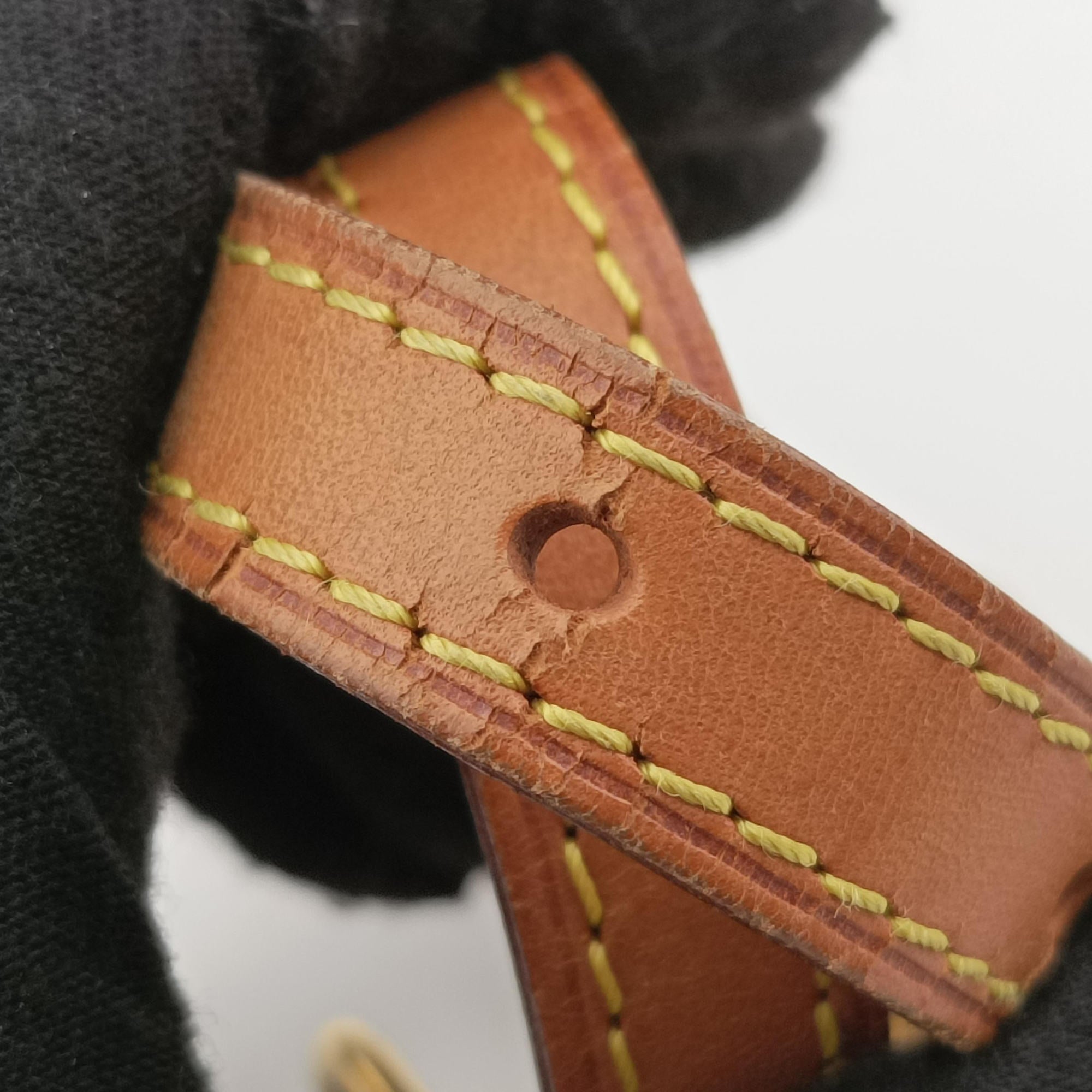 Pre-owned Louis Vuitton PALERMO PM brown Monogram Canvas M40145 shoulderbag | stylenewstar