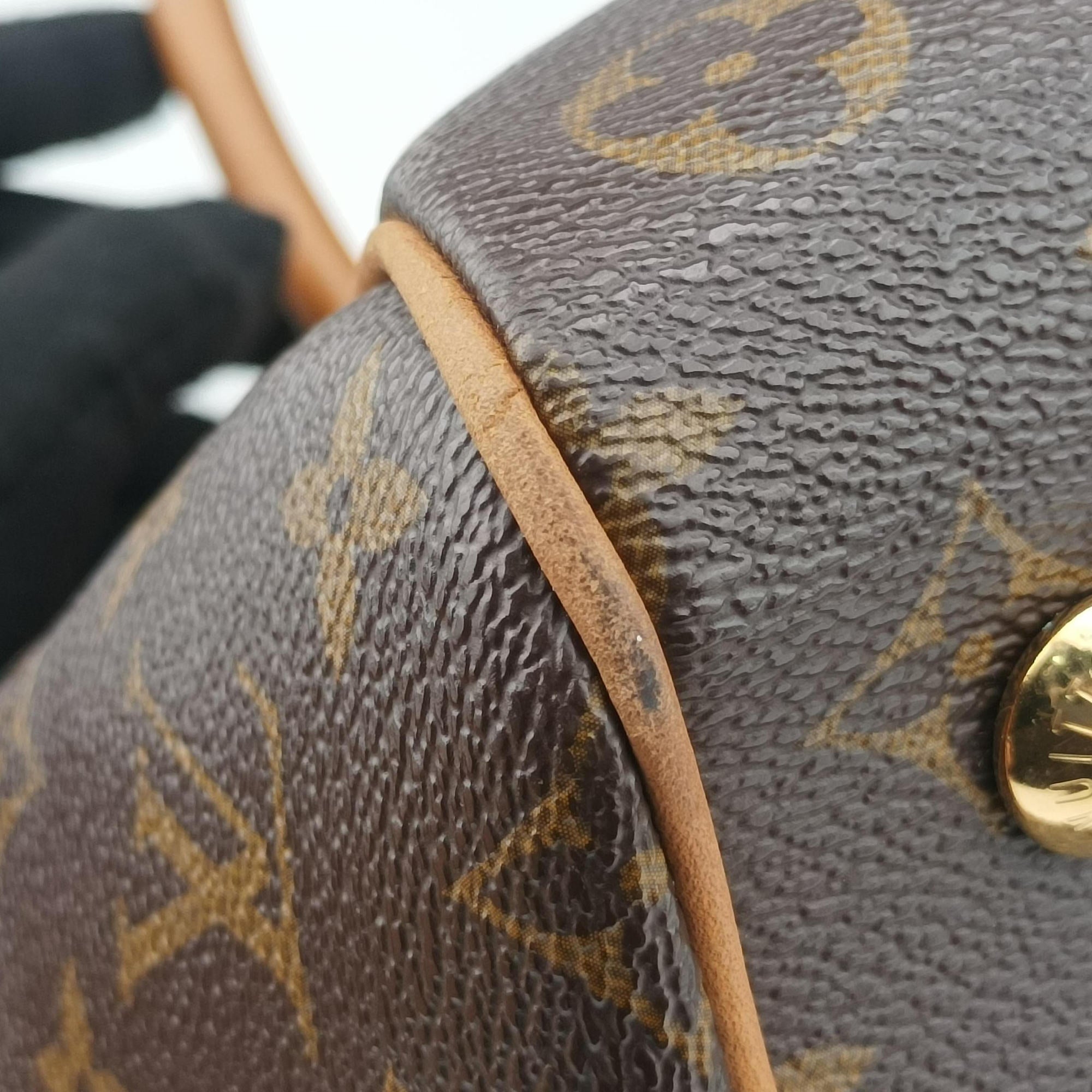 Vintage Louis Vuitton TIVOLI PM brown Monogram Canvas M40143 handbag | stylenewstar