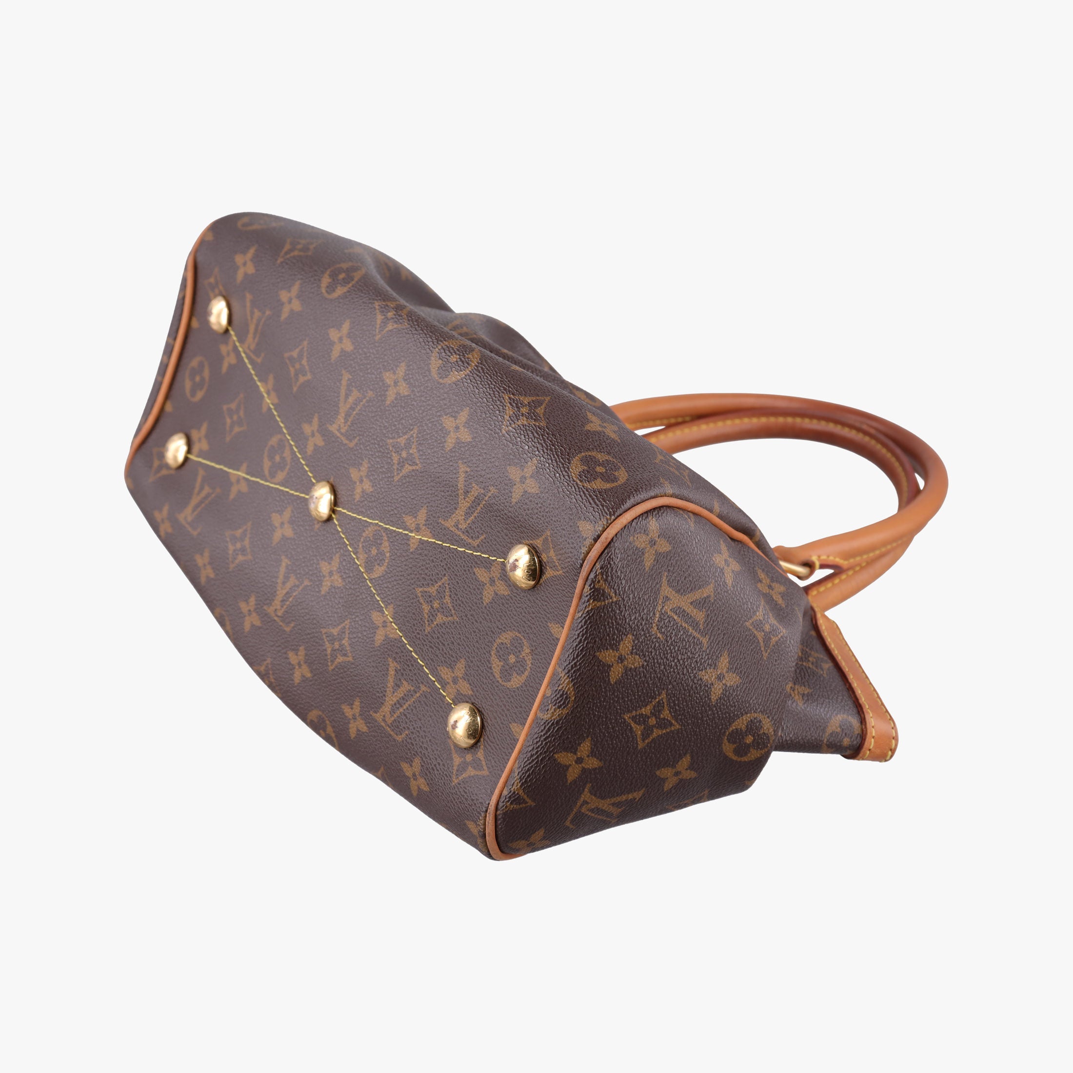 Vintage Louis Vuitton TIVOLI PM brown Monogram Canvas M40143 handbag | stylenewstar