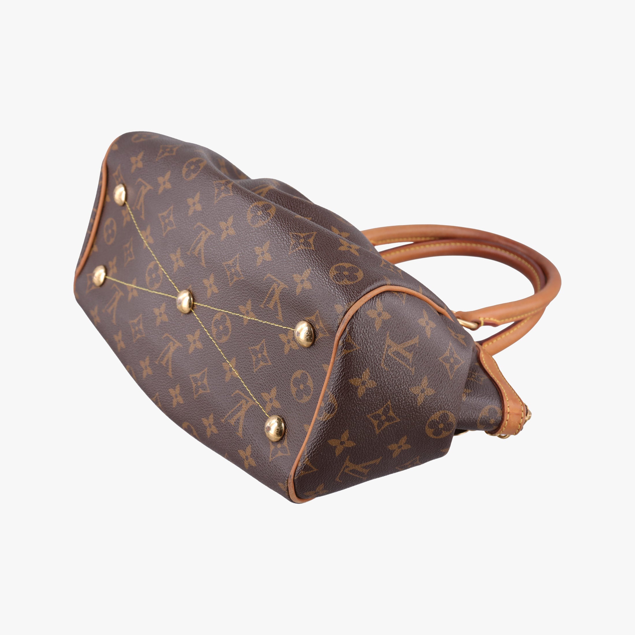 Vintage Louis Vuitton TIVOLI PM brown Monogram Canvas M40143 handbag | stylenewstar