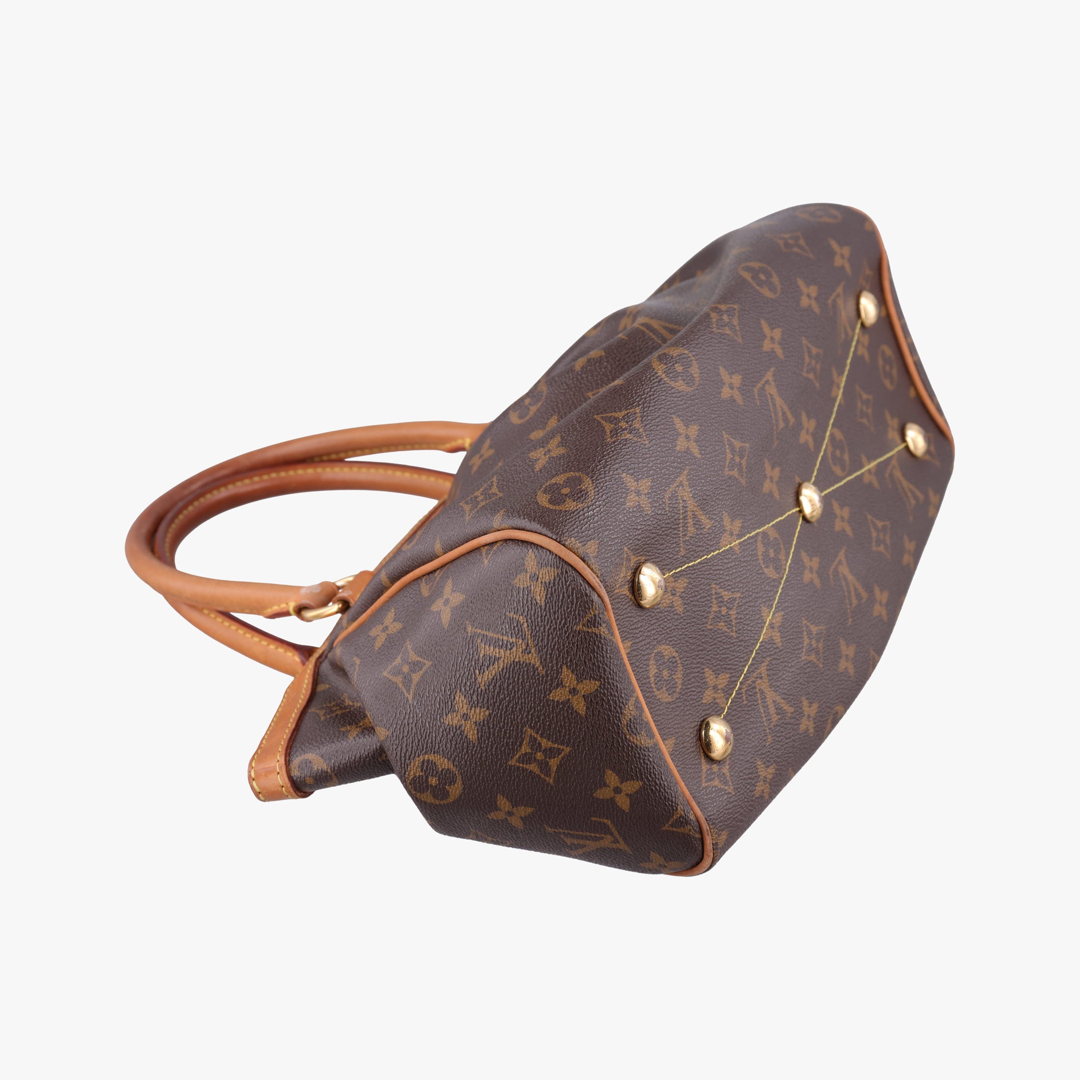Vintage Louis Vuitton TIVOLI PM brown Monogram Canvas M40143 handbag | stylenewstar