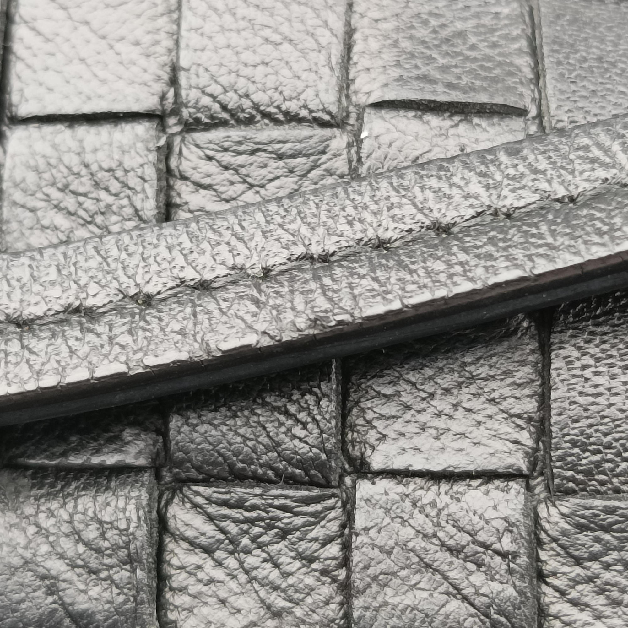 Pre-owned Bottega Veneta NODINI Intrecciato Black lambskin  shoulderbag | stylenewstar