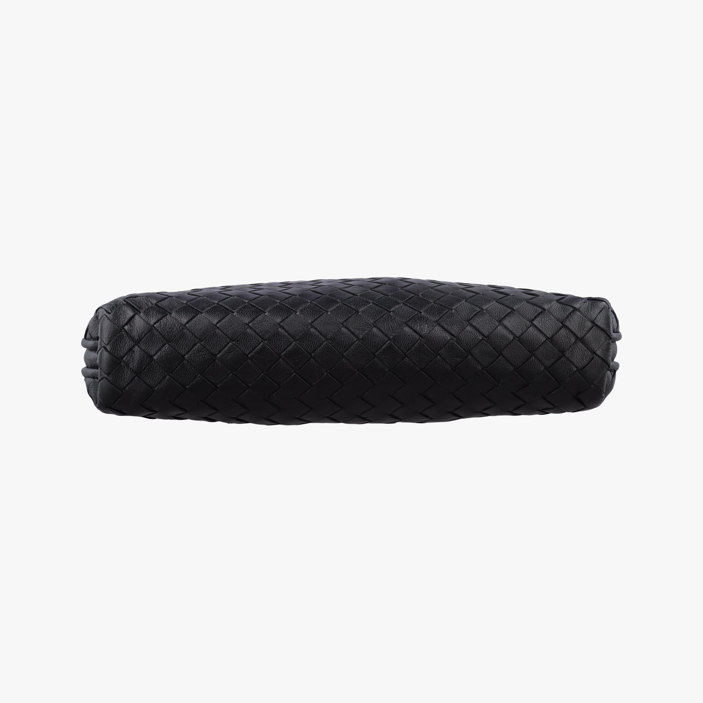 Pre-owned Bottega Veneta NODINI Intrecciato Black lambskin  shoulderbag | stylenewstar