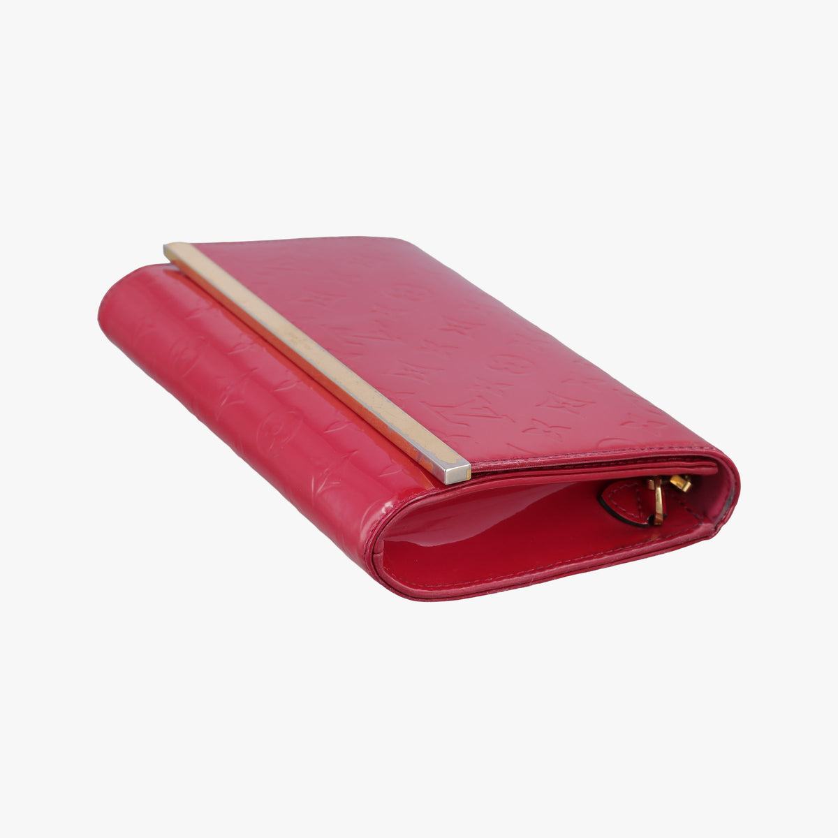 Pre-owned Louis Vuitton Clutch Ana pomme d'amour Vernis M90095 handbag | stylenewstar