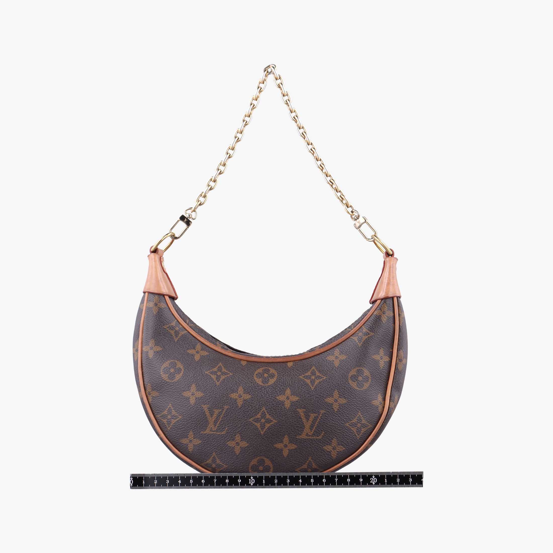 Secondhand Louis Vuitton loop Brown PVC coated canvas M81098 shoulderbag | stylenewstar