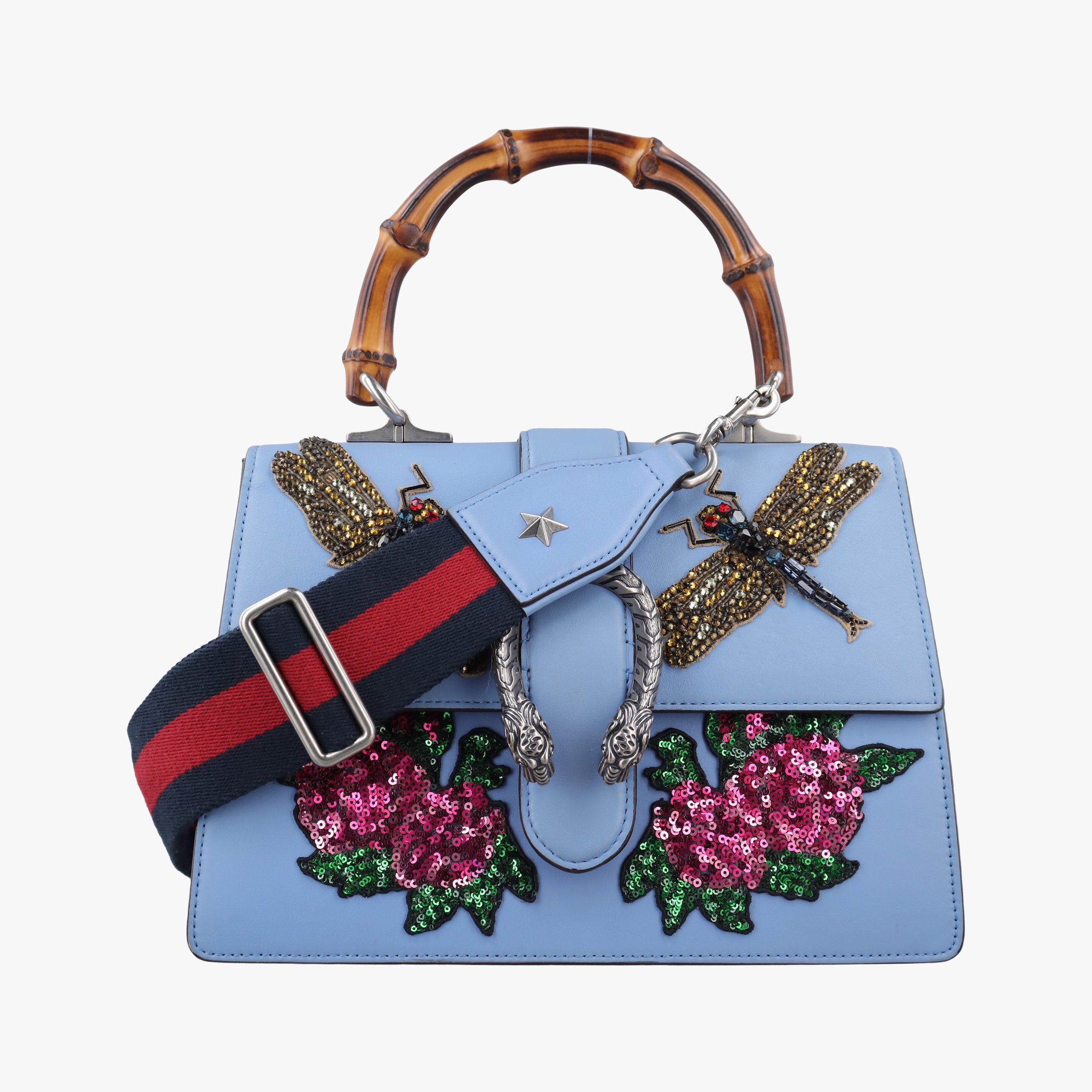 Secondhand Gucci Dionysus Blue×multi Leather 448075 shoulderbag | stylenewstar