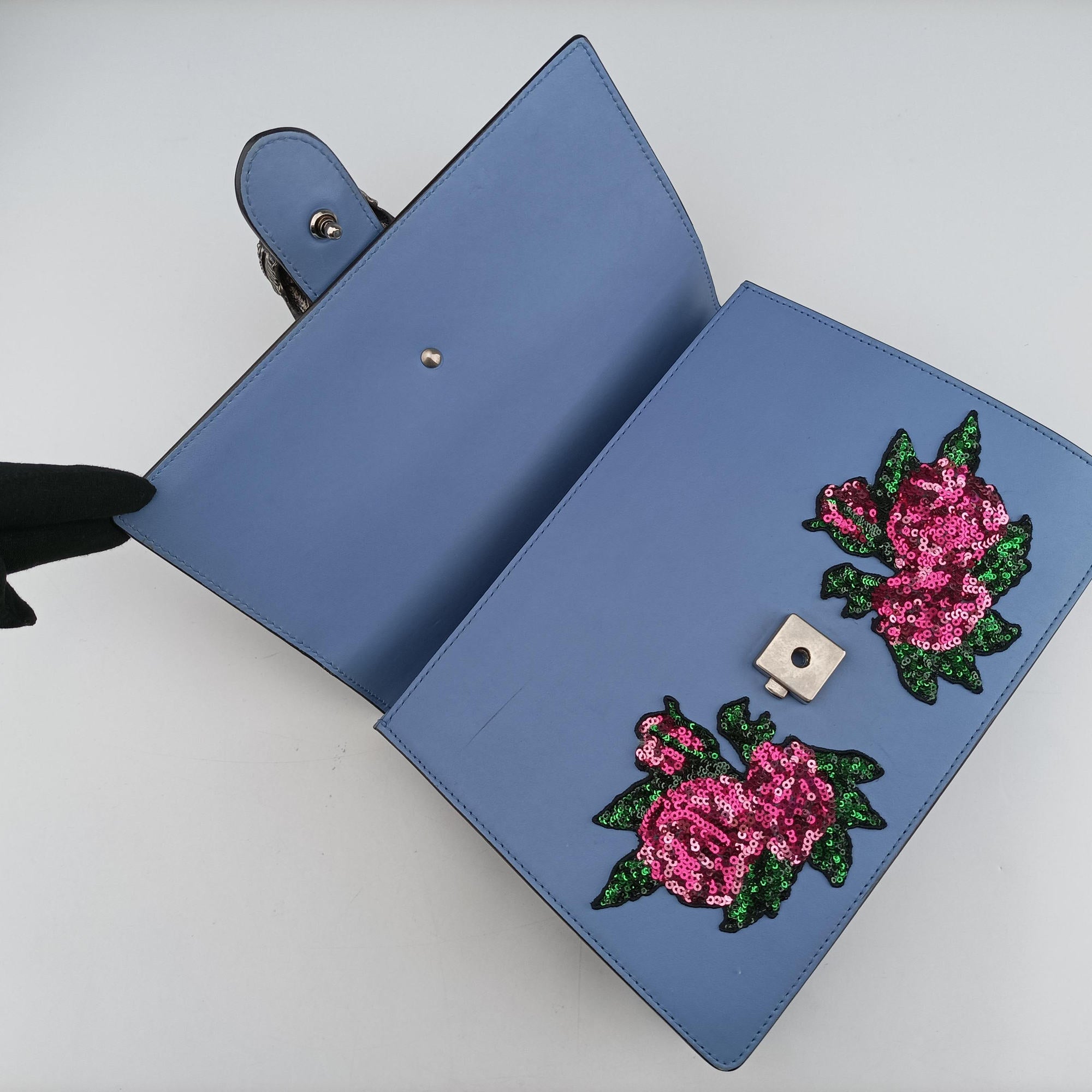 Secondhand Gucci Dionysus Blue×multi Leather 448075 shoulderbag | stylenewstar