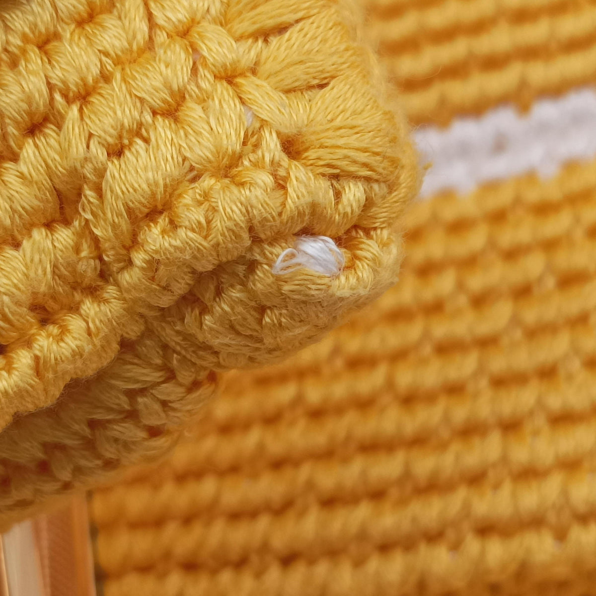 Secondhand Fendi SUNSHINE Yellow Crochet×leather 8BH386 shoulderbag | stylenewstar