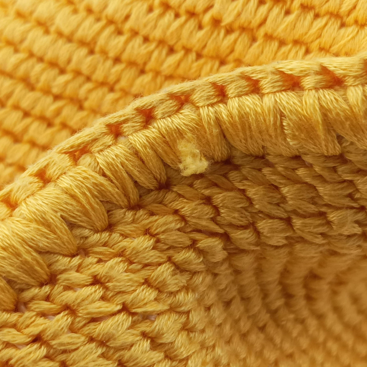 Secondhand Fendi SUNSHINE Yellow Crochet×leather 8BH386 shoulderbag | stylenewstar