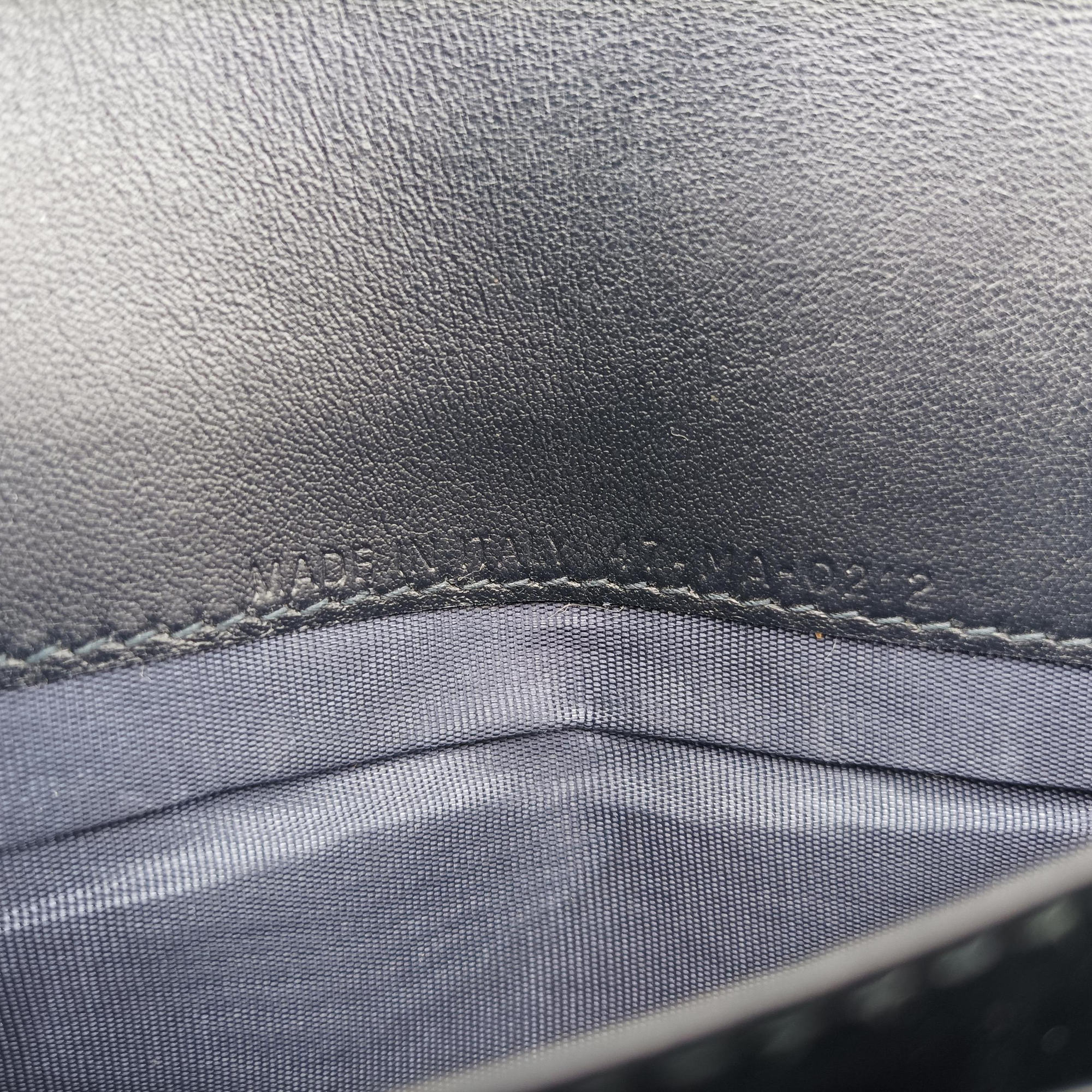 Vintage Christian Dior Saddle Navy×Gray jacquard×Leather  shoulderbag | stylenewstar