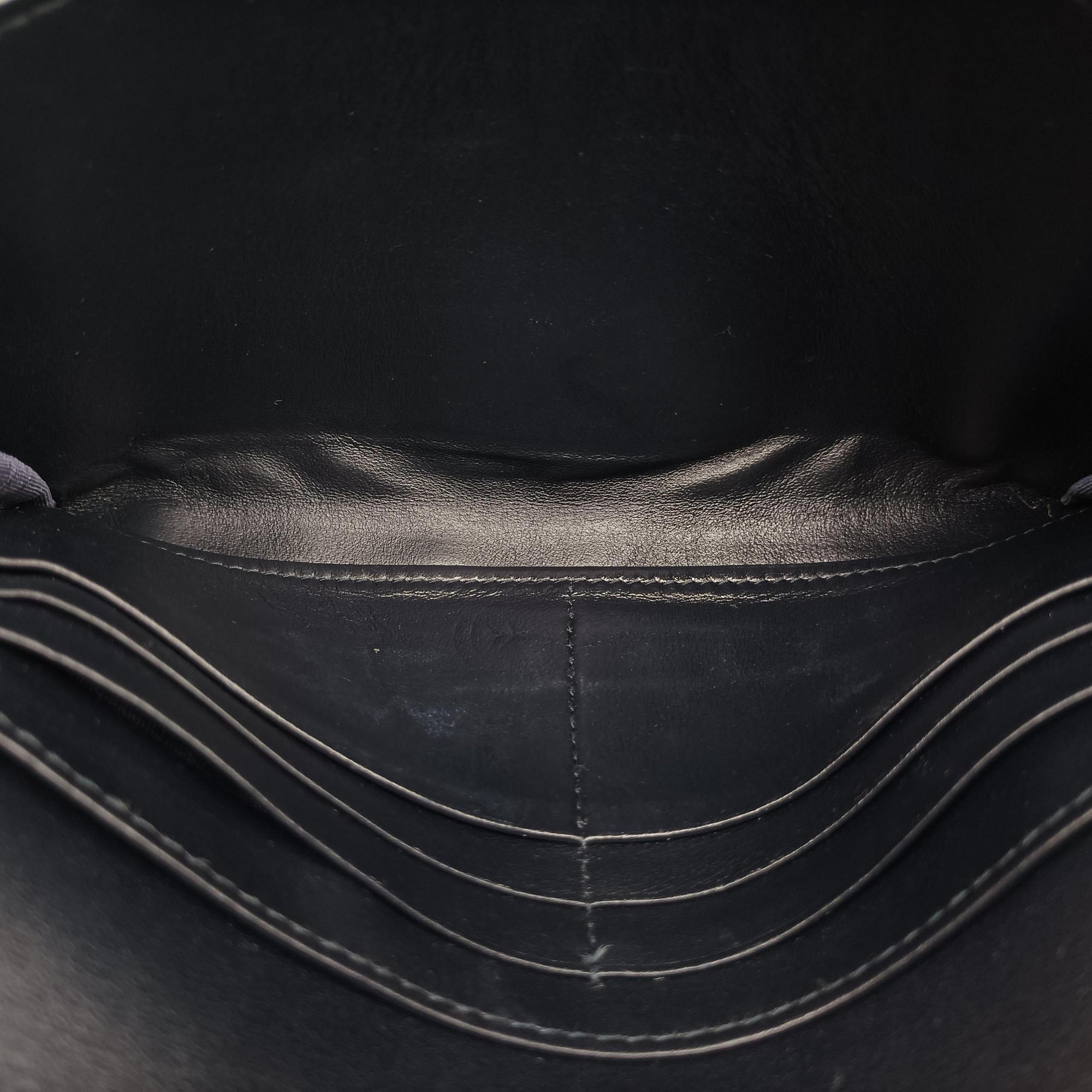 Vintage Christian Dior Saddle Navy×Gray jacquard×Leather  shoulderbag | stylenewstar