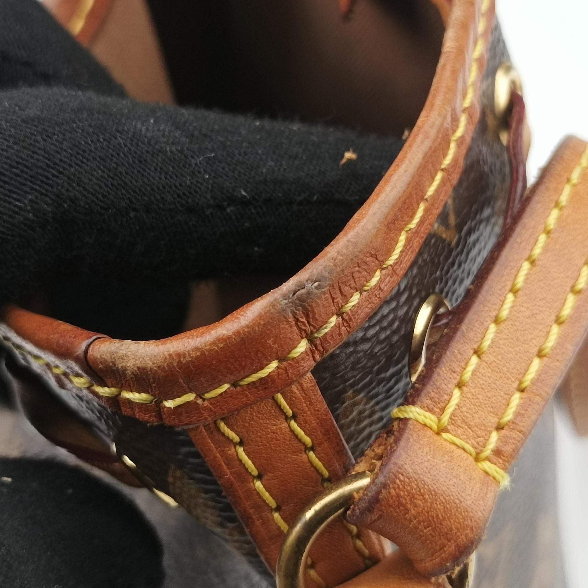 Pre-owned Louis Vuitton Nano Noe Brown Monogram canvas M41346 shoulderbag | stylenewstar